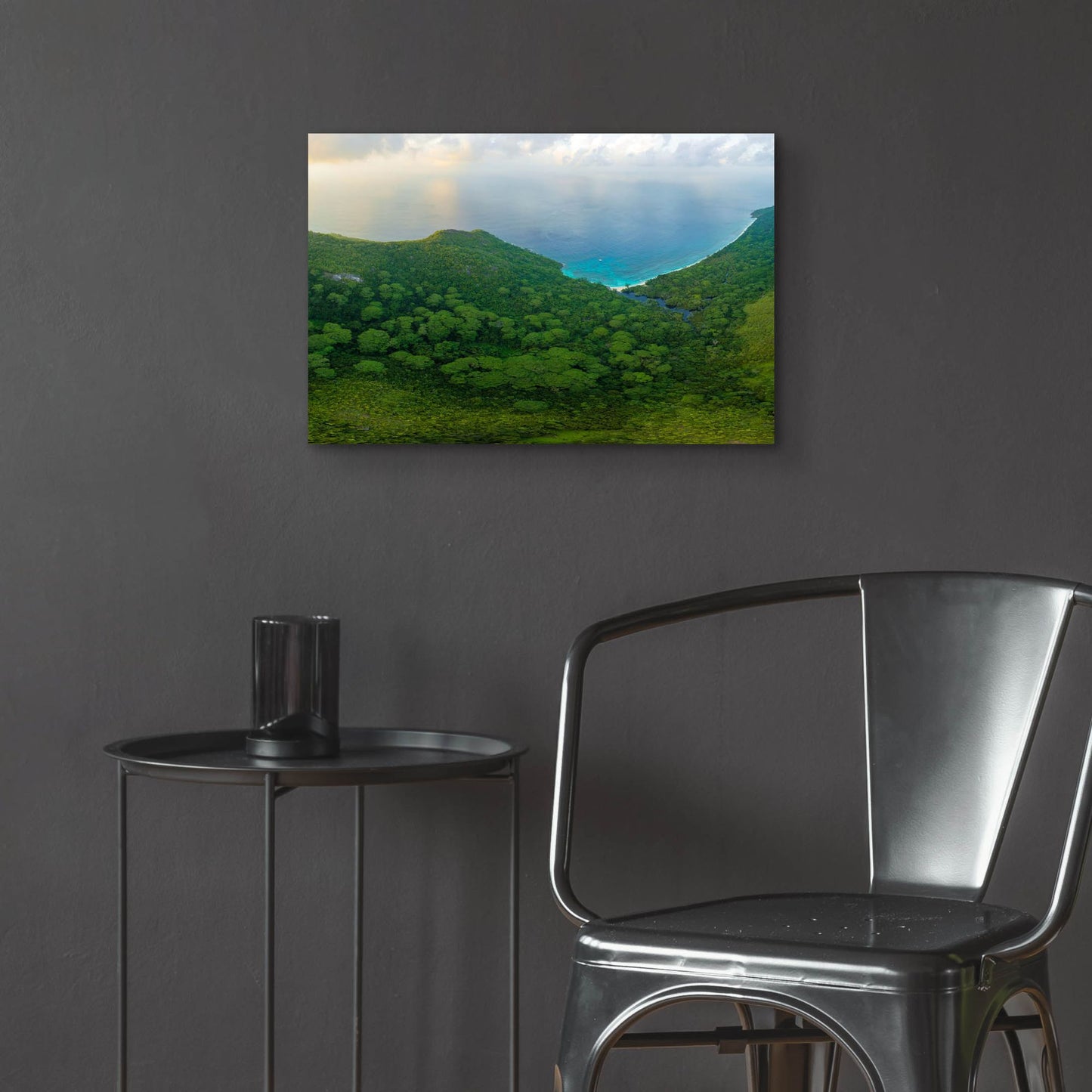 Epic Art 'Seychelles Forest Crop' by Epic Portfolio, Acrylic Glass Wall Art,24x16