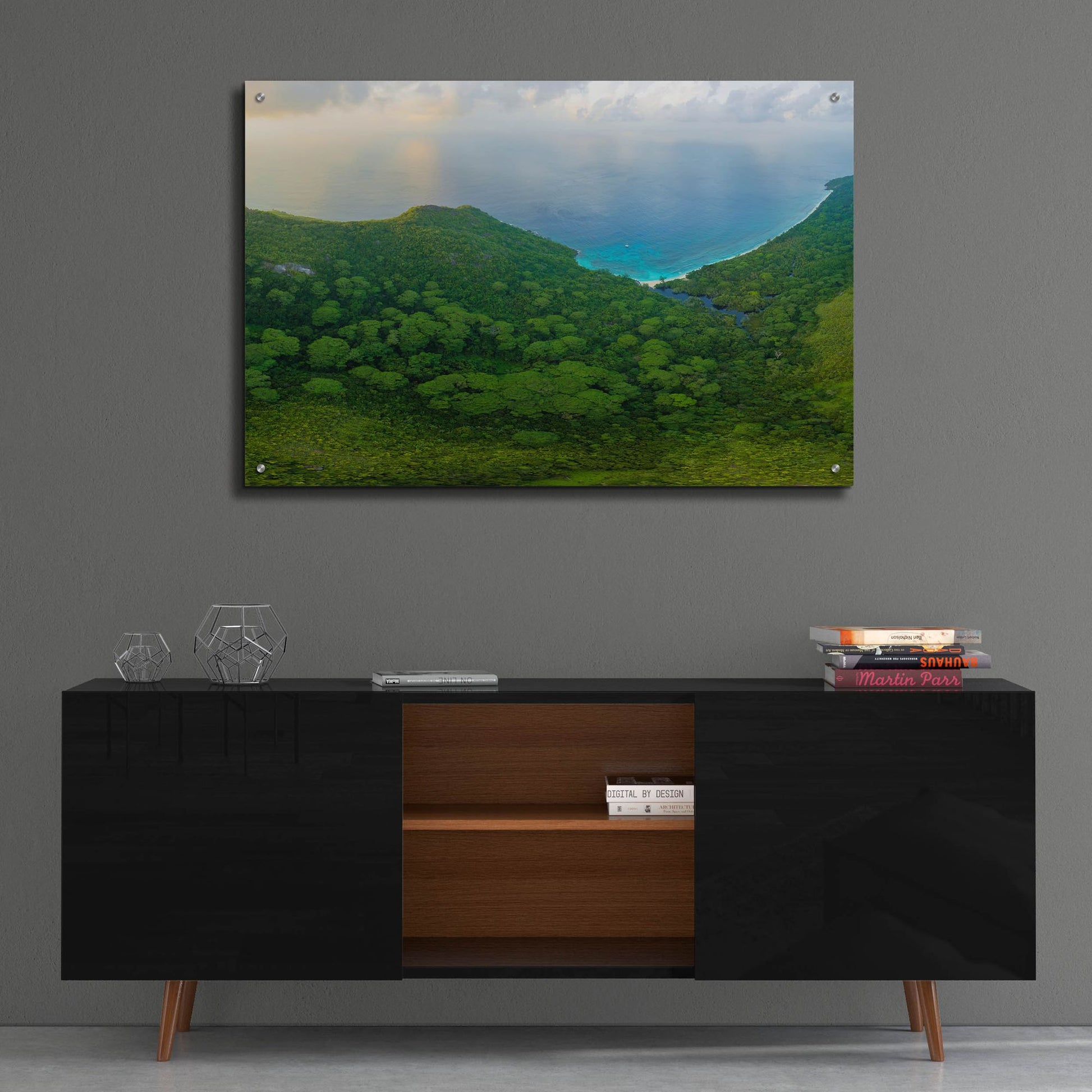 Epic Art 'Seychelles Forest Crop' by Epic Portfolio, Acrylic Glass Wall Art,36x24