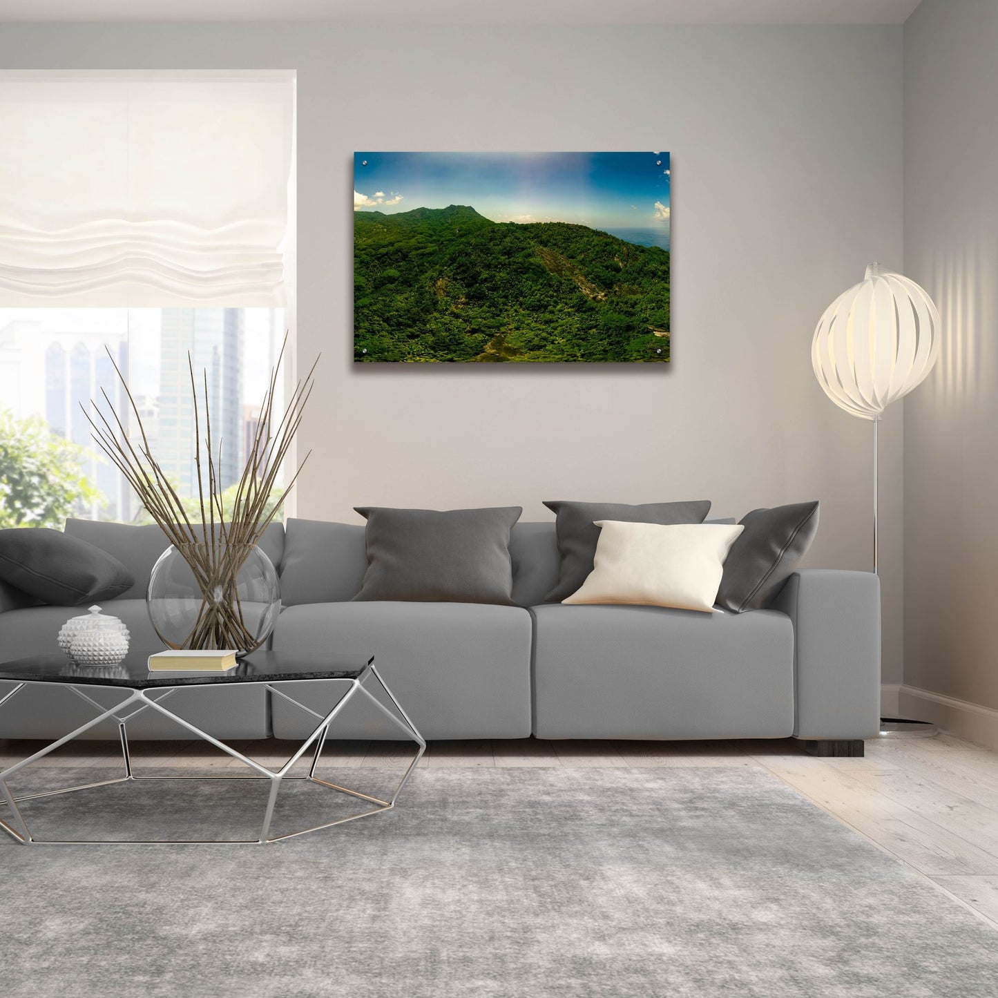 Epic Art 'Seychelles -Inside Siloutte Island' by Epic Portfolio, Acrylic Glass Wall Art,36x24