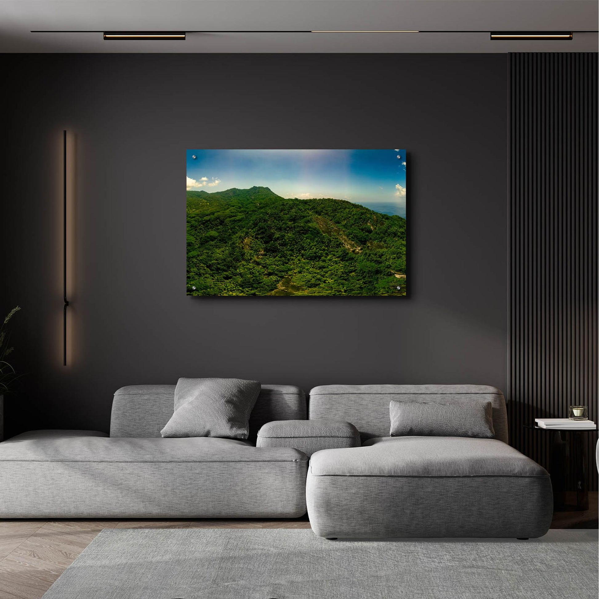 Epic Art 'Seychelles -Inside Siloutte Island' by Epic Portfolio, Acrylic Glass Wall Art,36x24