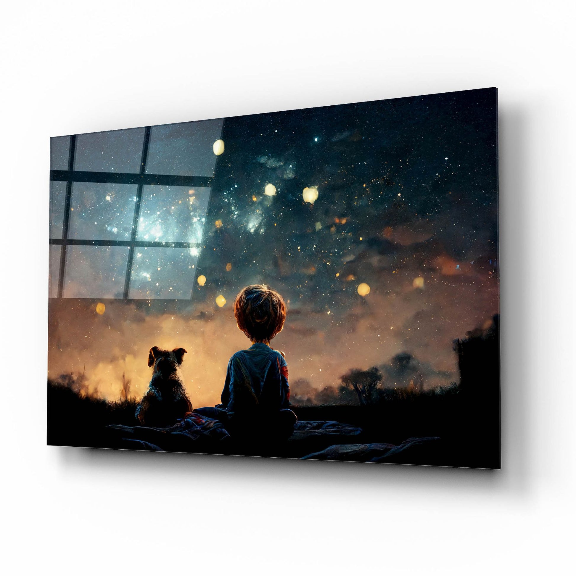 Epic Art 'Dreaming Big' by Epic Portfolio, Acrylic Glass Wall Art,16x12