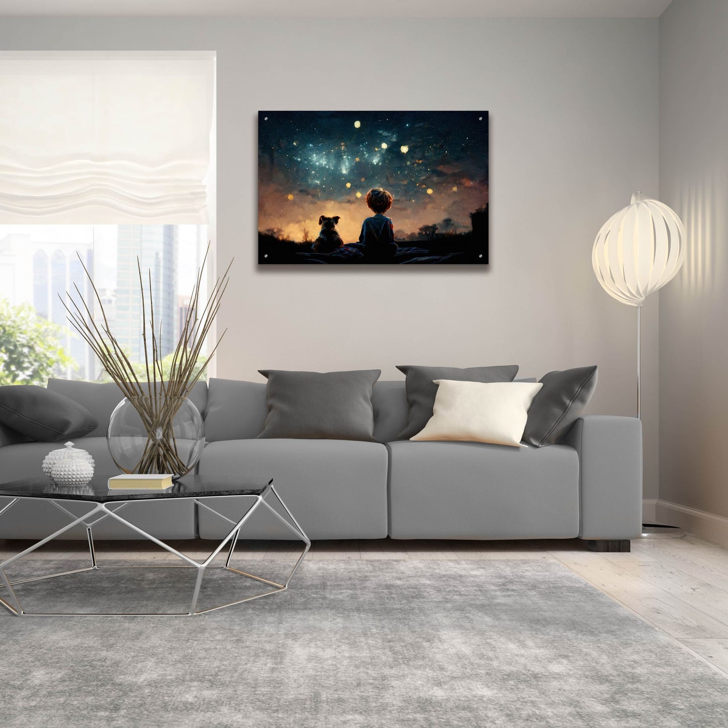 Epic Art 'Dreaming Big' by Epic Portfolio, Acrylic Glass Wall Art,36x24