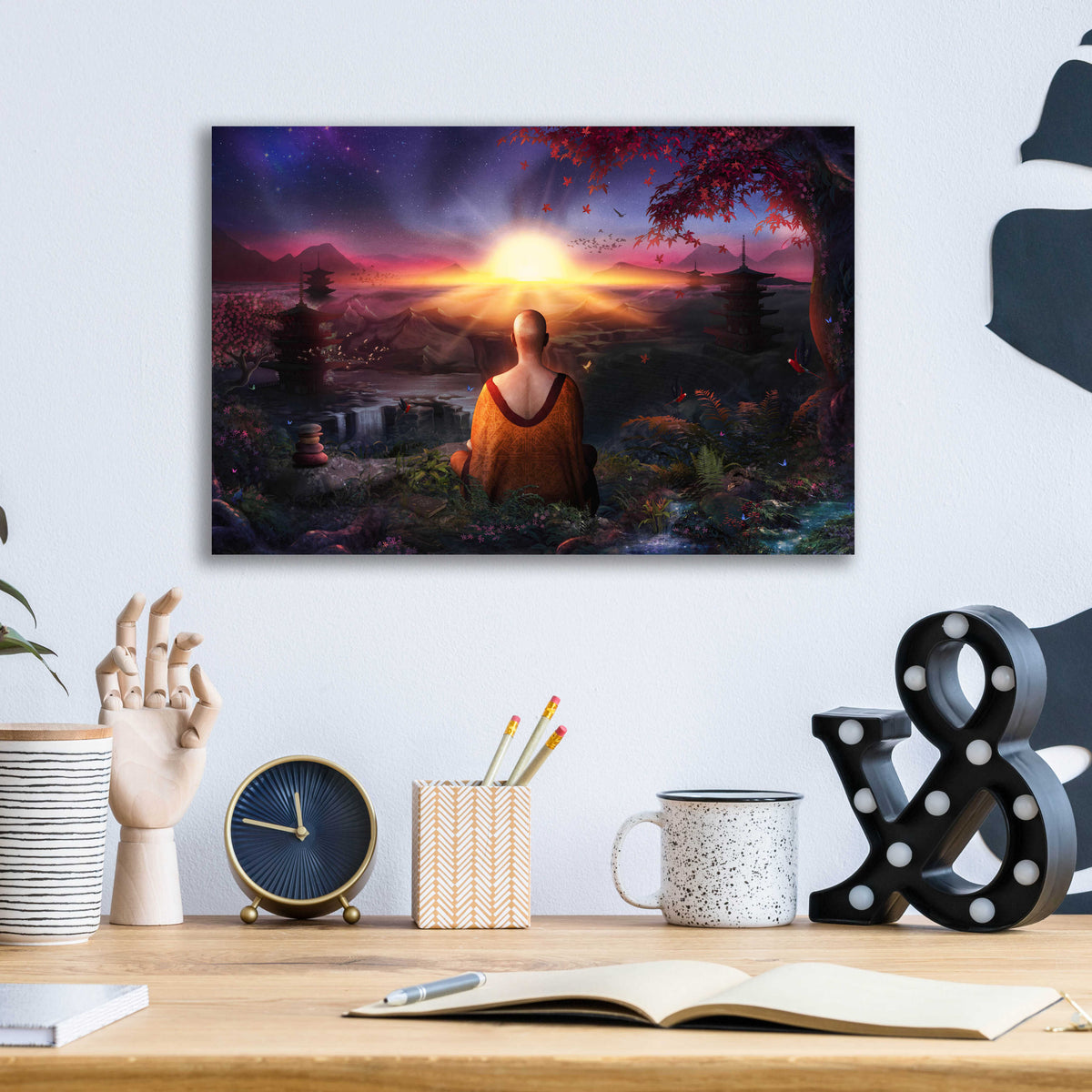 Epic Art 'A Magical Existence' by Cameron Gray, Acrylic Glass Wall Art,16x12