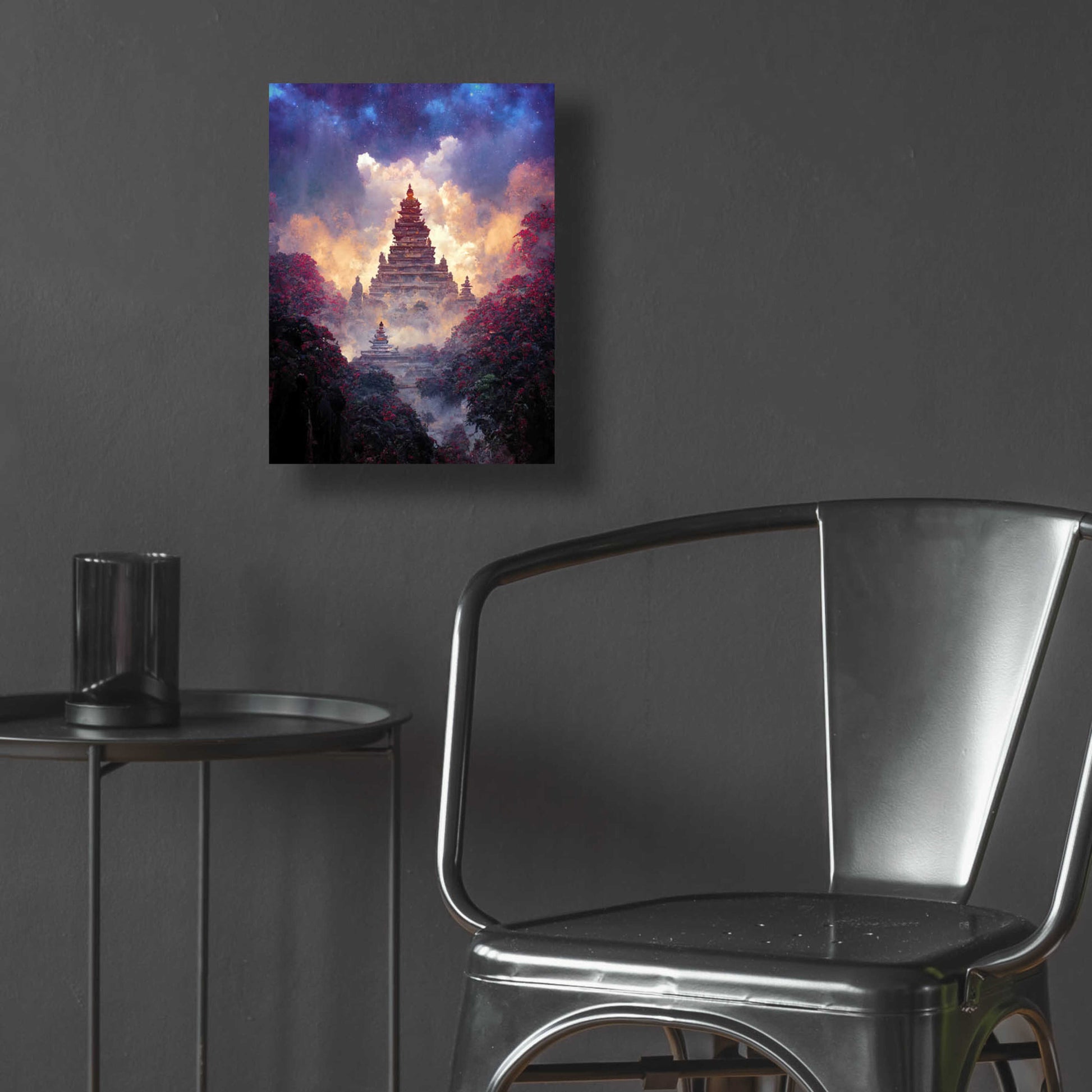 Epic Art 'Buddhist Temple' by Cameron Gray, Acrylic Glass Wall Art,12x16