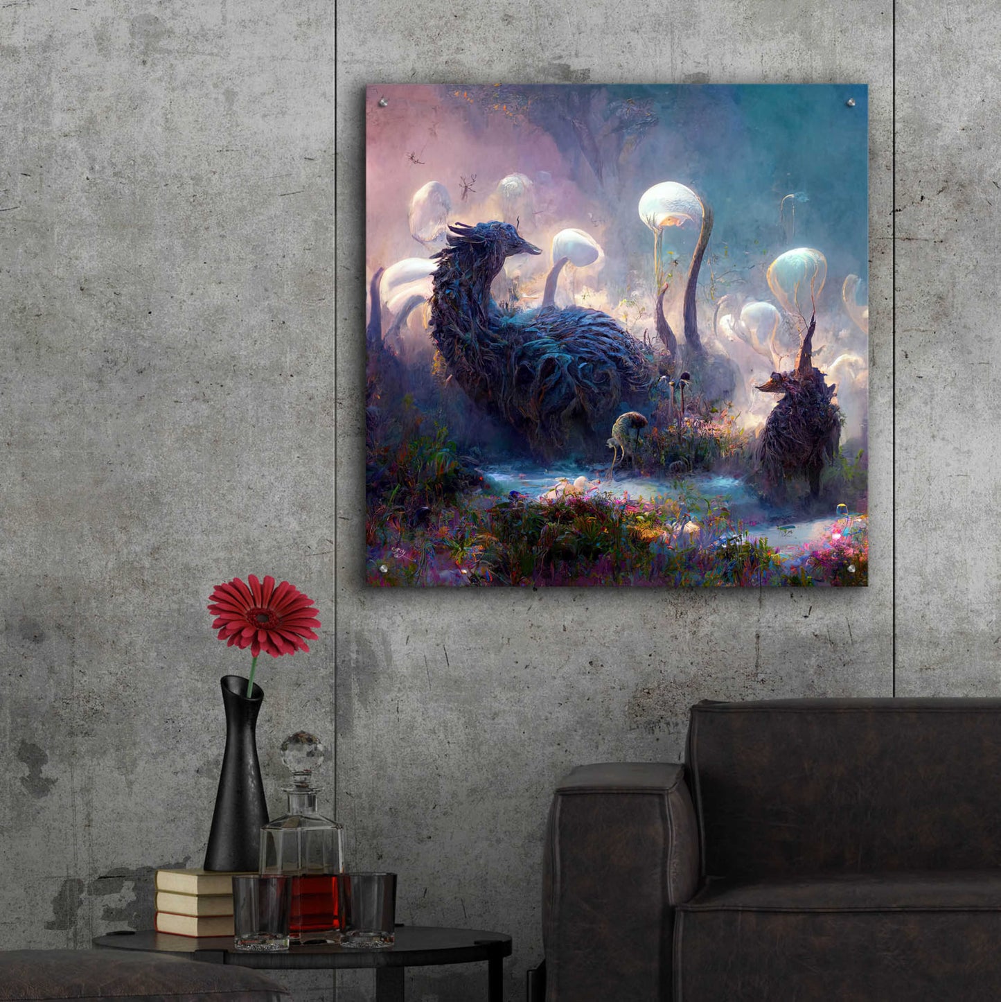 Epic Art 'Dreamscapes 2' by Cameron Gray, Acrylic Glass Wall Art,36x36