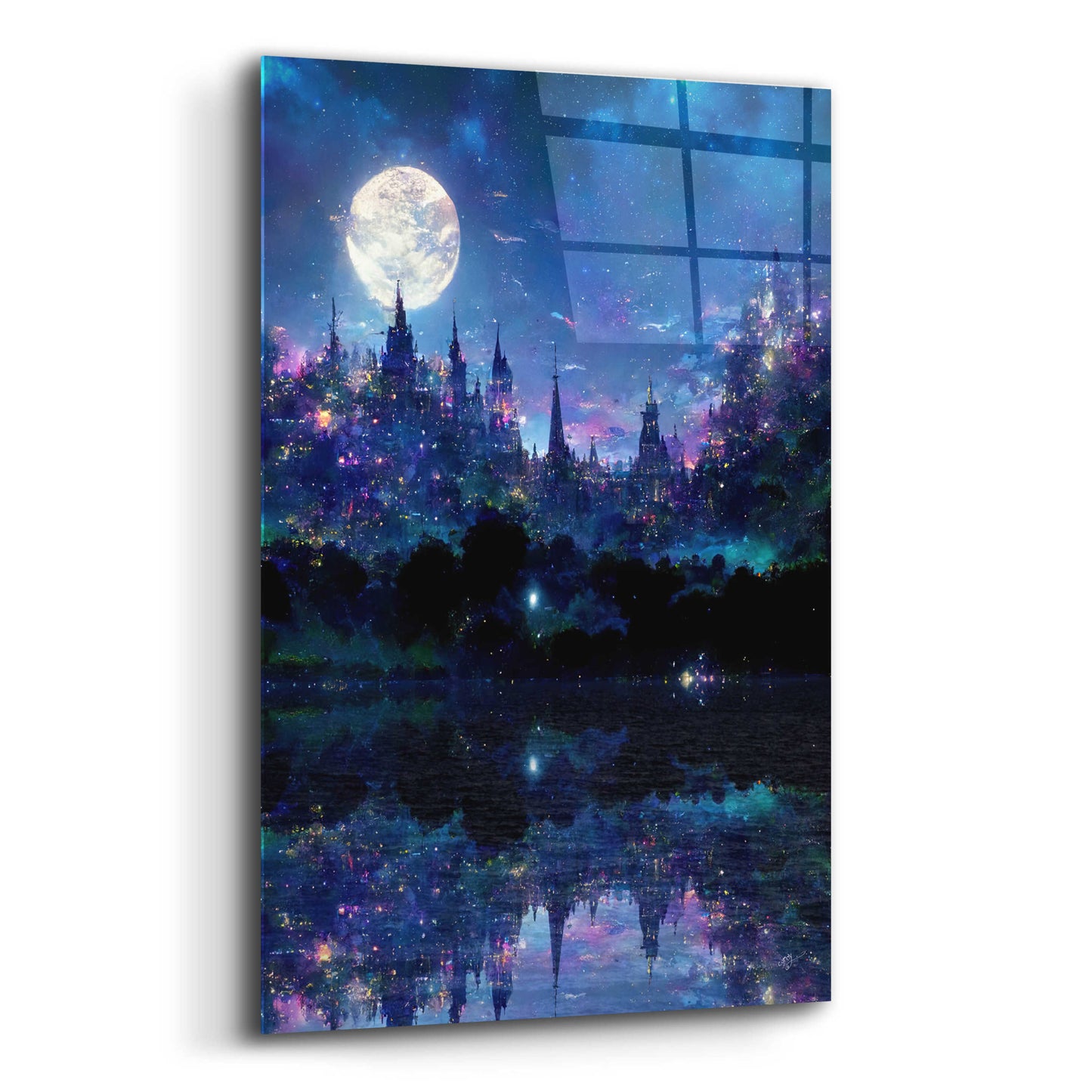 Epic Art 'Glowing In The Night' by Cameron Gray, Acrylic Glass Wall Art,16x24
