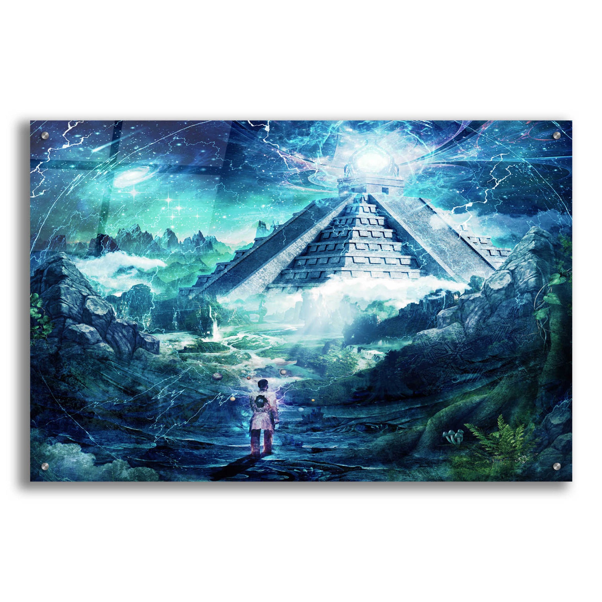 Epic Art 'Journey Through A Dream' by Cameron Gray, Acrylic Glass Wall Art,36x24