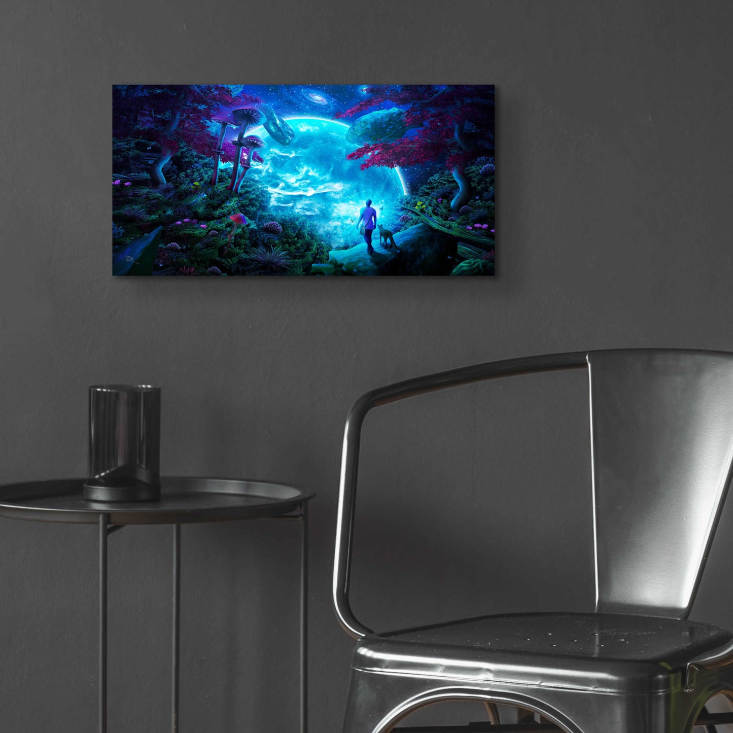 Epic Art 'Lost Sky' by Cameron Gray, Acrylic Glass Wall Art,24x12