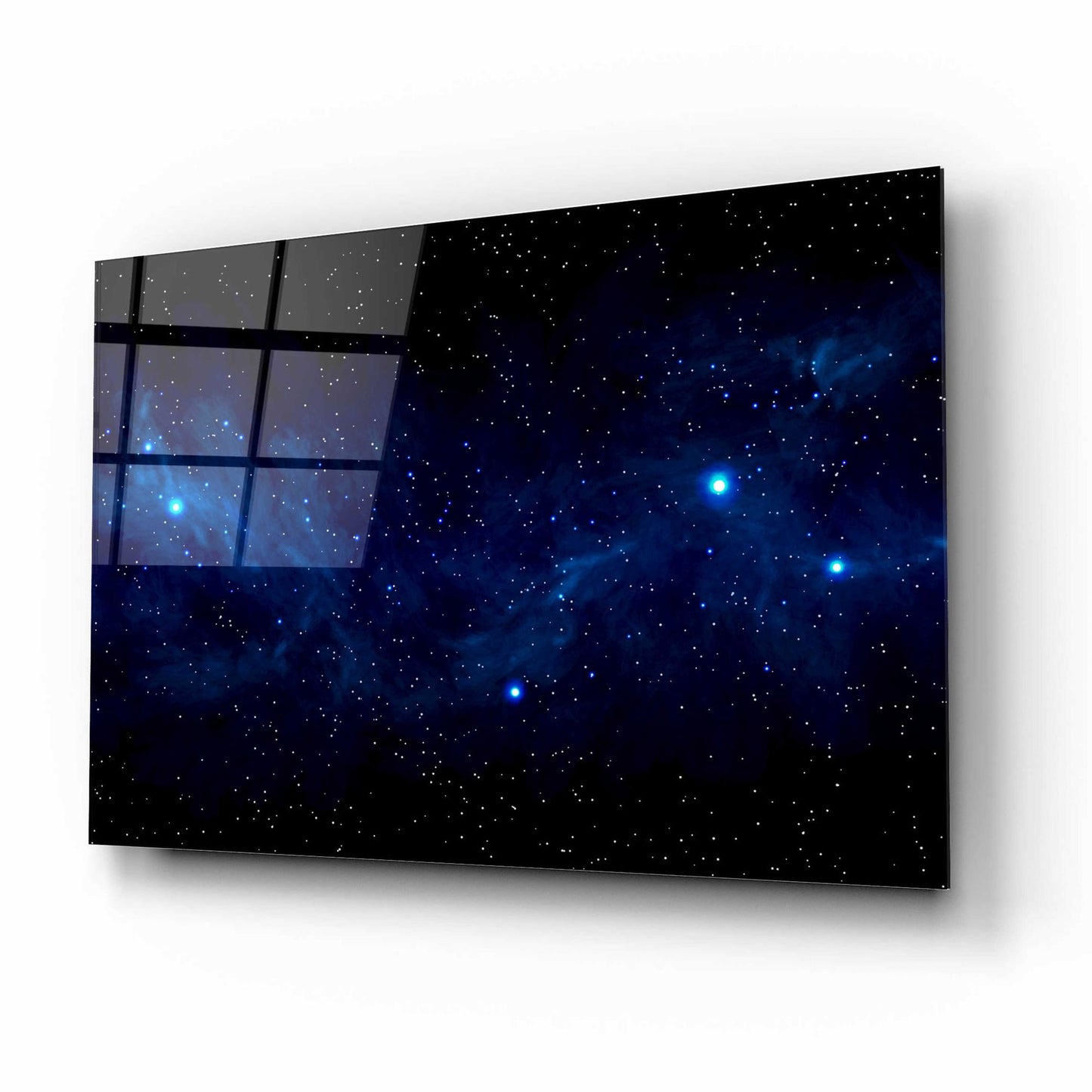 Epic Art 'Ultramarine Space' by Epic Portfolio, Acrylic Glass Wall Art,16x12