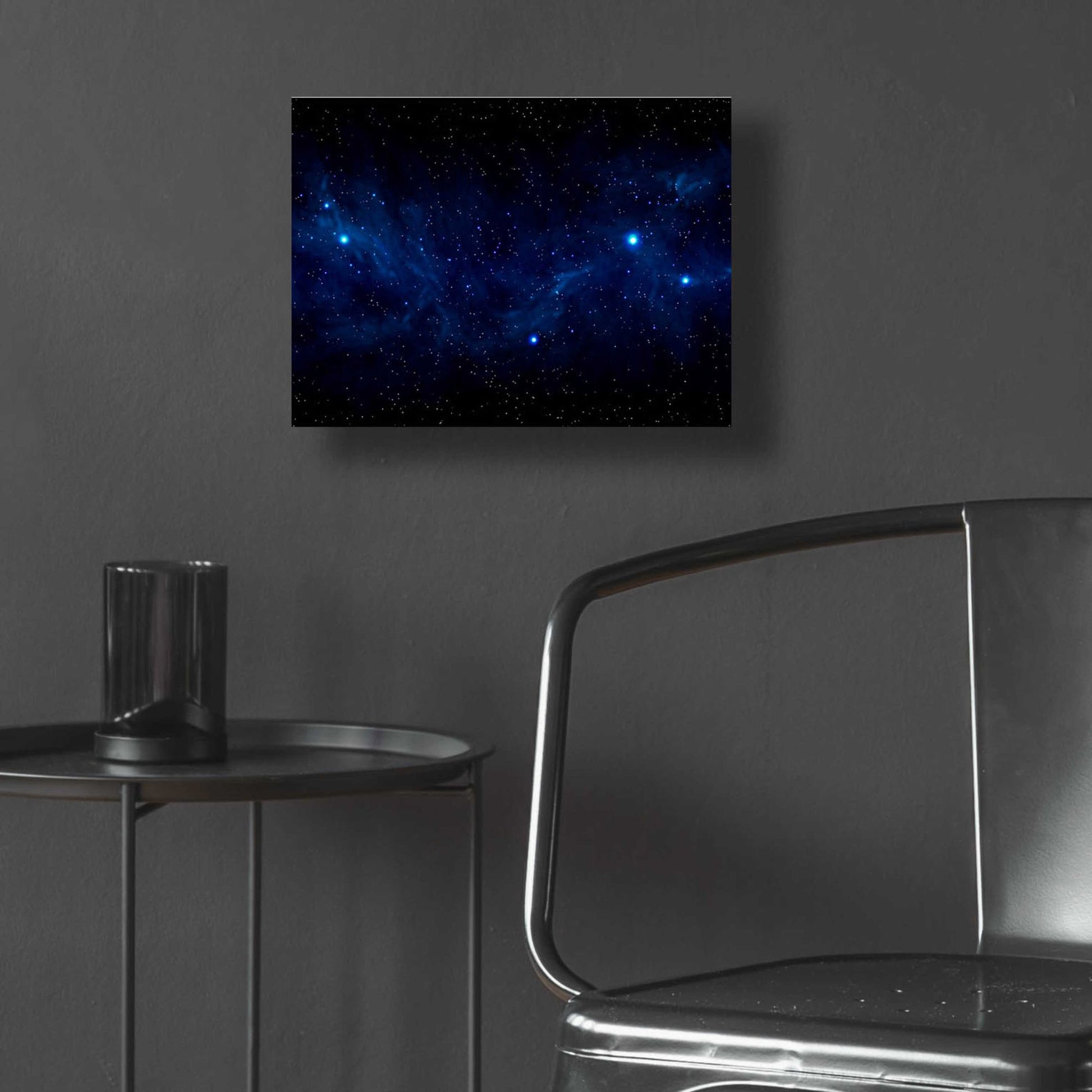 Epic Art 'Ultramarine Space' by Epic Portfolio, Acrylic Glass Wall Art,16x12