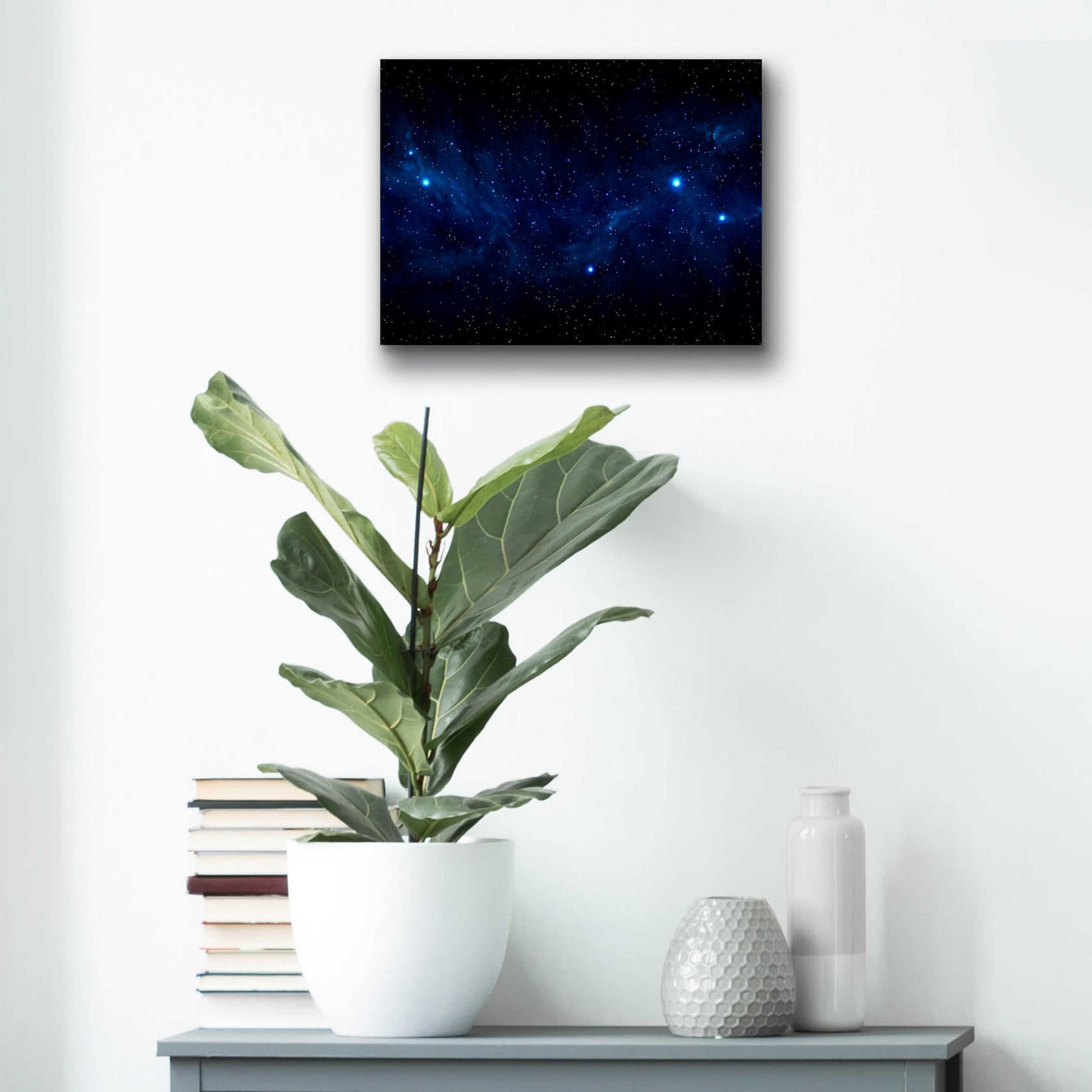 Epic Art 'Ultramarine Space' by Epic Portfolio, Acrylic Glass Wall Art,16x12