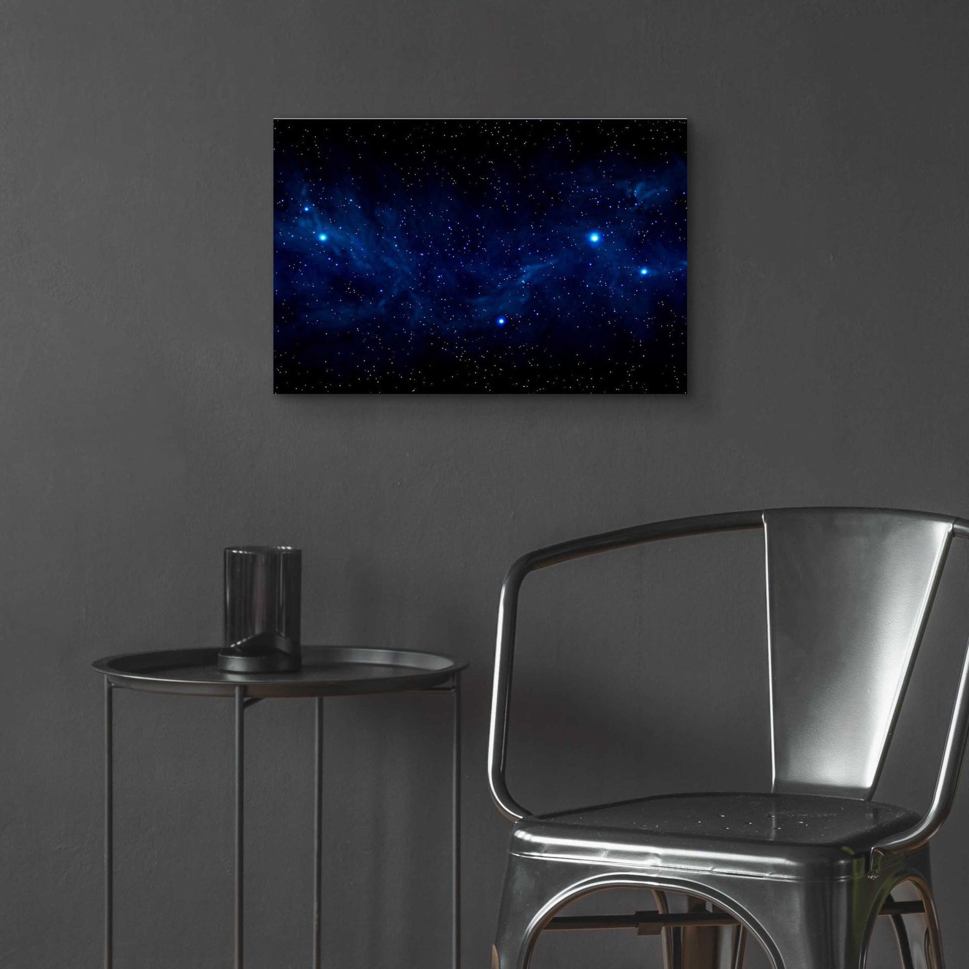 Epic Art 'Ultramarine Space' by Epic Portfolio, Acrylic Glass Wall Art,24x16