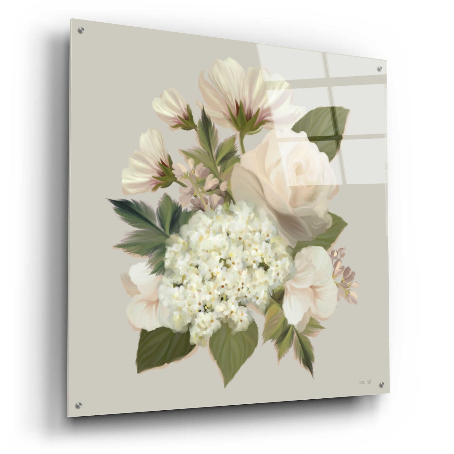 Epic Art 'Heirloom Bouquet' by House Fenway, Acrylic Glass Wall Art,36x36