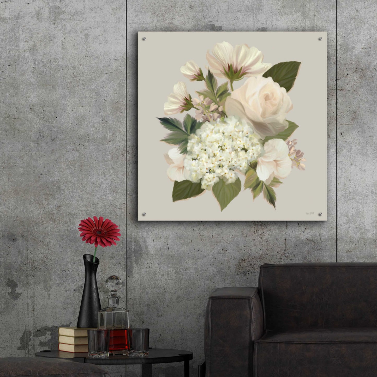 Epic Art 'Heirloom Bouquet' by House Fenway, Acrylic Glass Wall Art,36x36