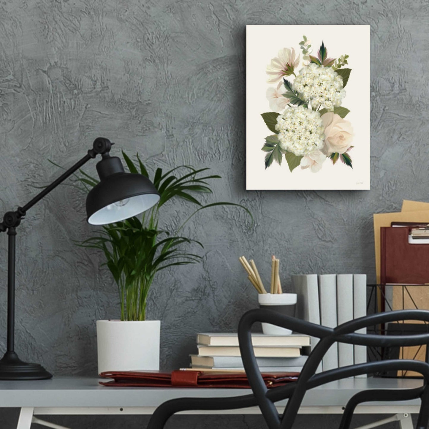 Epic Art 'Heirloom Hydrangea' by House Fenway, Acrylic Glass Wall Art,12x16