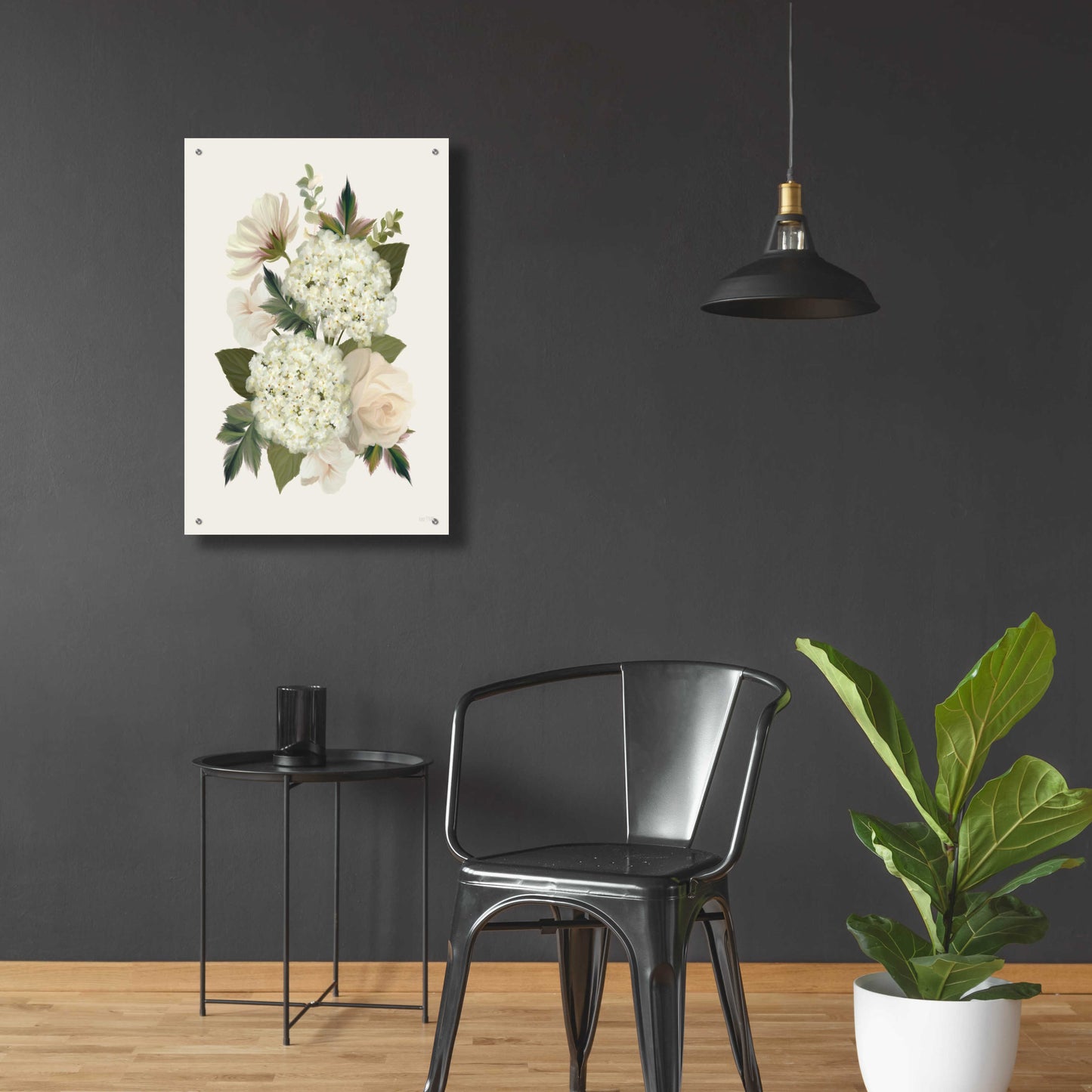 Epic Art 'Heirloom Hydrangea' by House Fenway, Acrylic Glass Wall Art,24x36