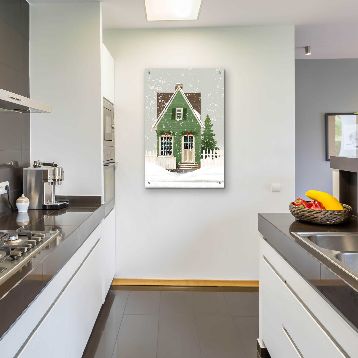 Epic Art 'Holiday Home' by House Fenway, Acrylic Glass Wall Art,24x36