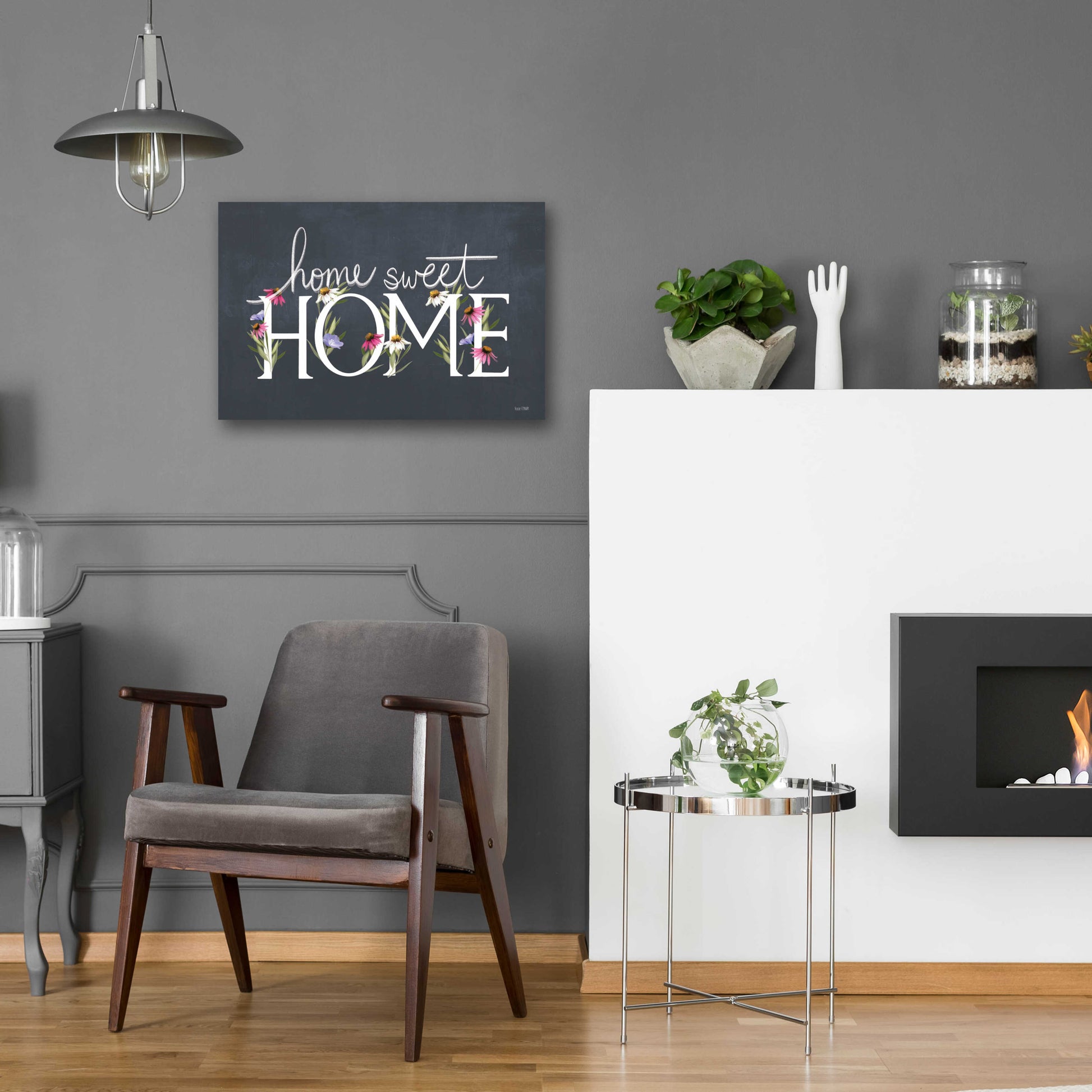 Epic Art 'Home Sweet Home' by House Fenway, Acrylic Glass Wall Art,24x16