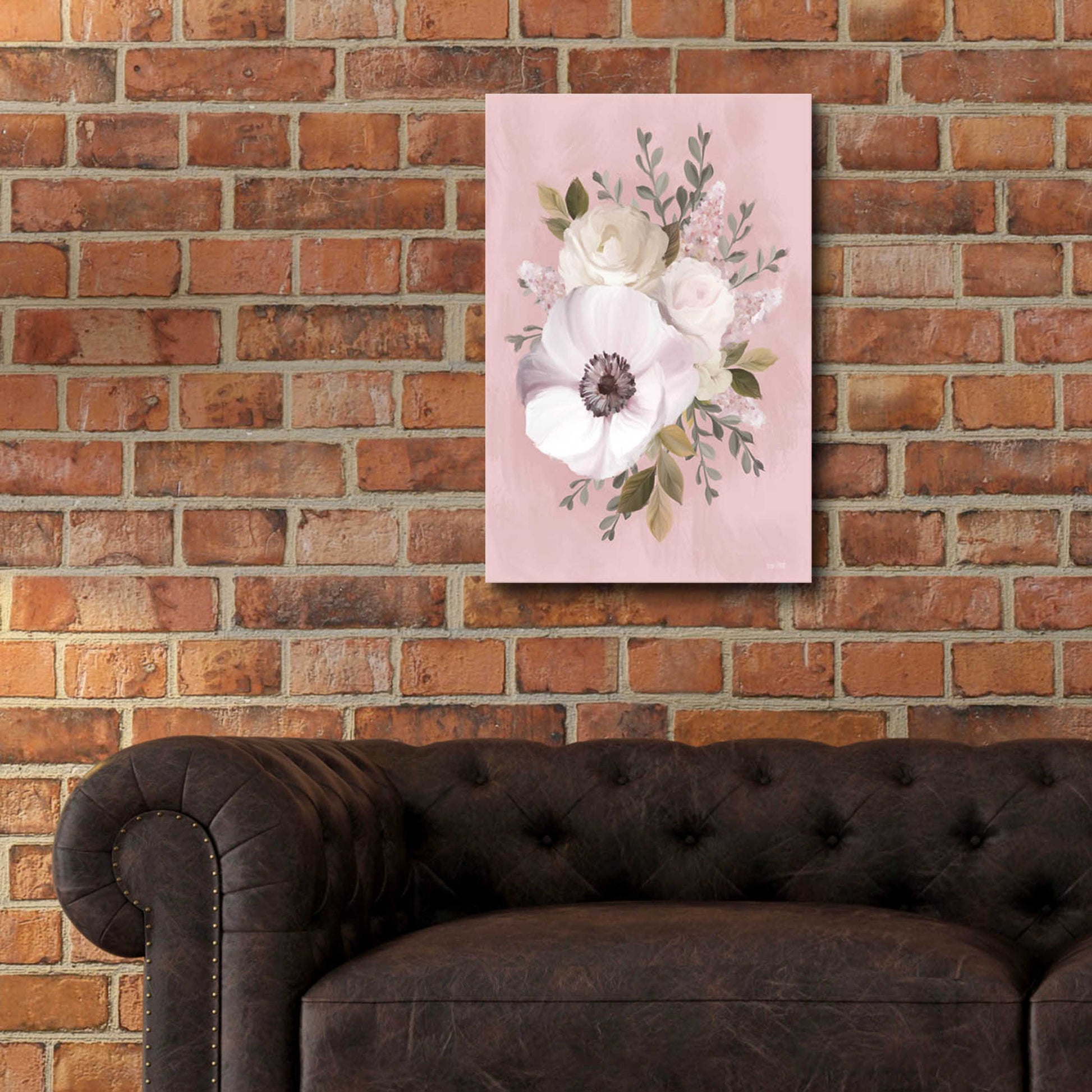 Epic Art 'Pink Lover Bouquet' by House Fenway, Acrylic Glass Wall Art,16x24