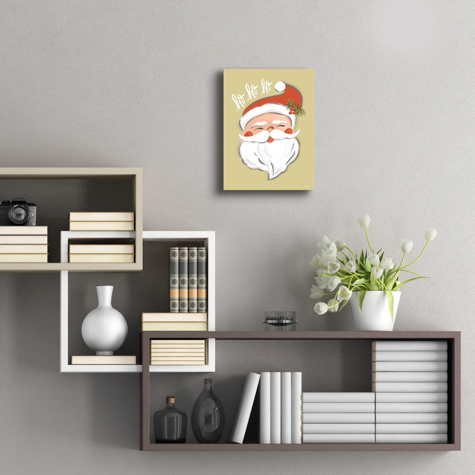 Epic Art 'Vintage Santa' by House Fenway, Acrylic Glass Wall Art,12x16