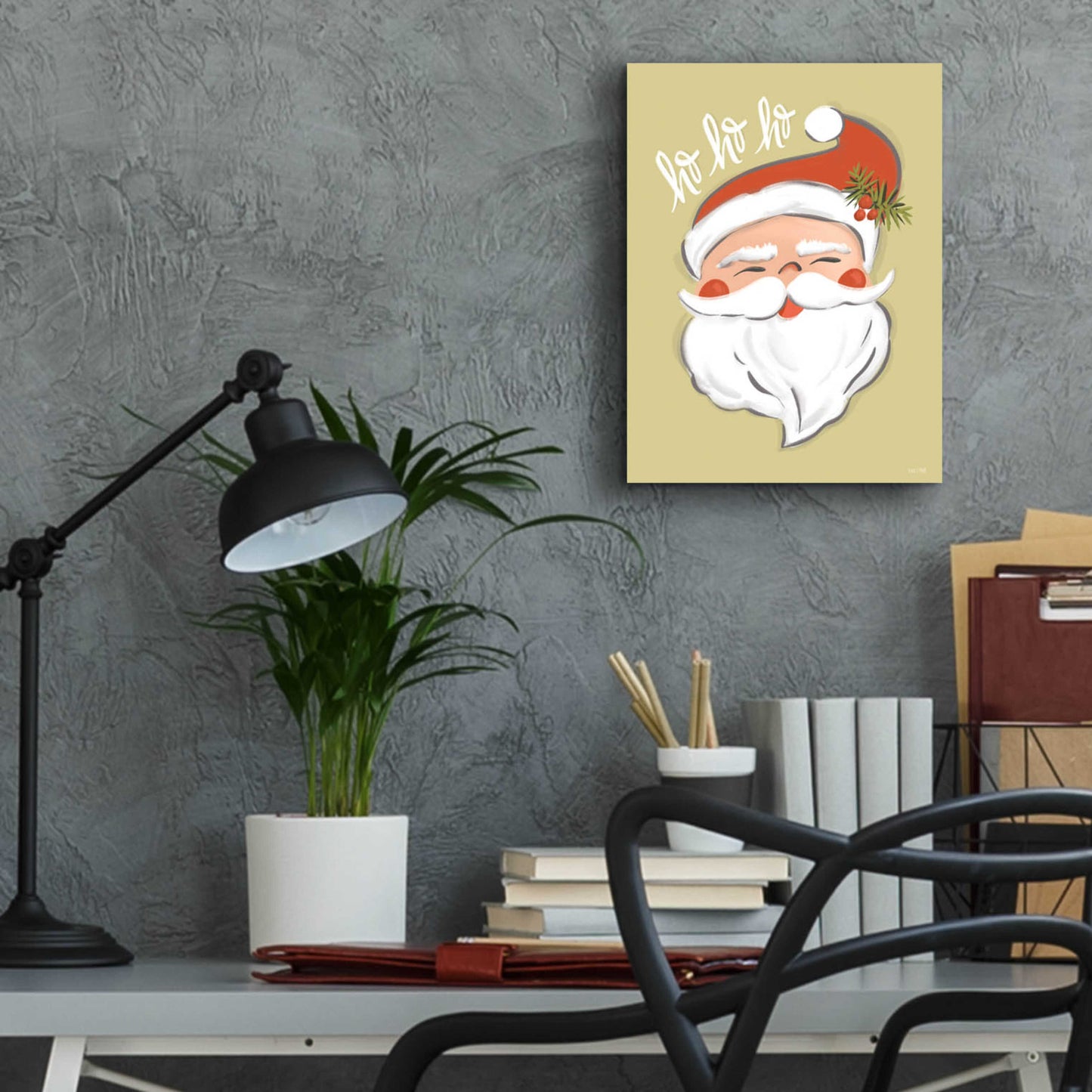 Epic Art 'Vintage Santa' by House Fenway, Acrylic Glass Wall Art,12x16