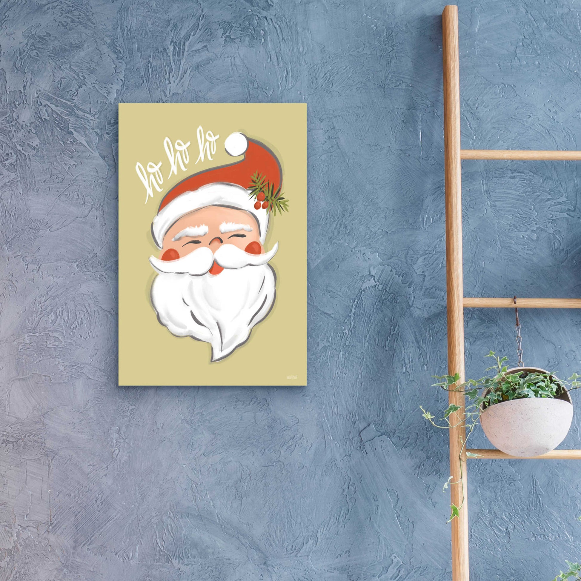 Epic Art 'Vintage Santa' by House Fenway, Acrylic Glass Wall Art,16x24