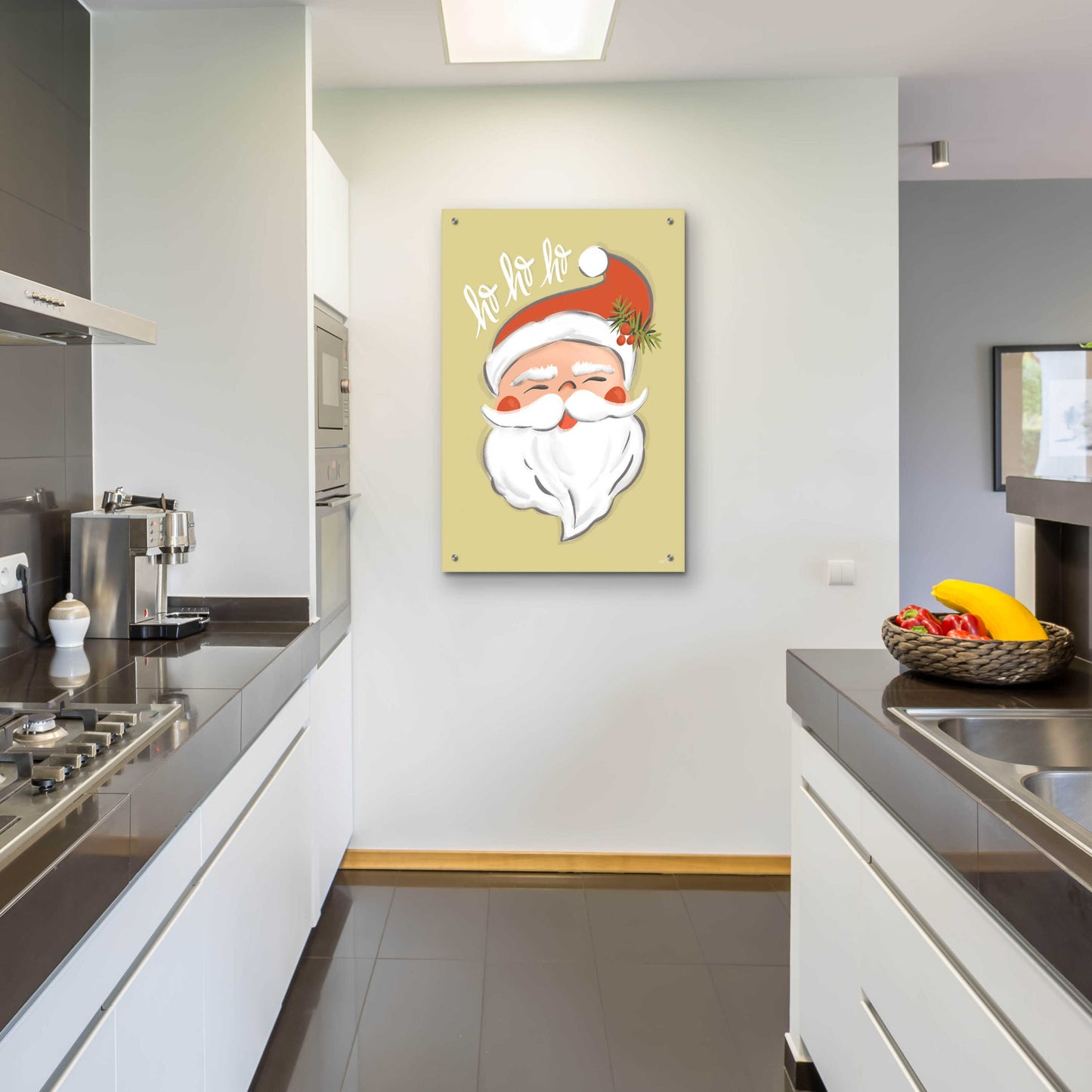 Epic Art 'Vintage Santa' by House Fenway, Acrylic Glass Wall Art,24x36