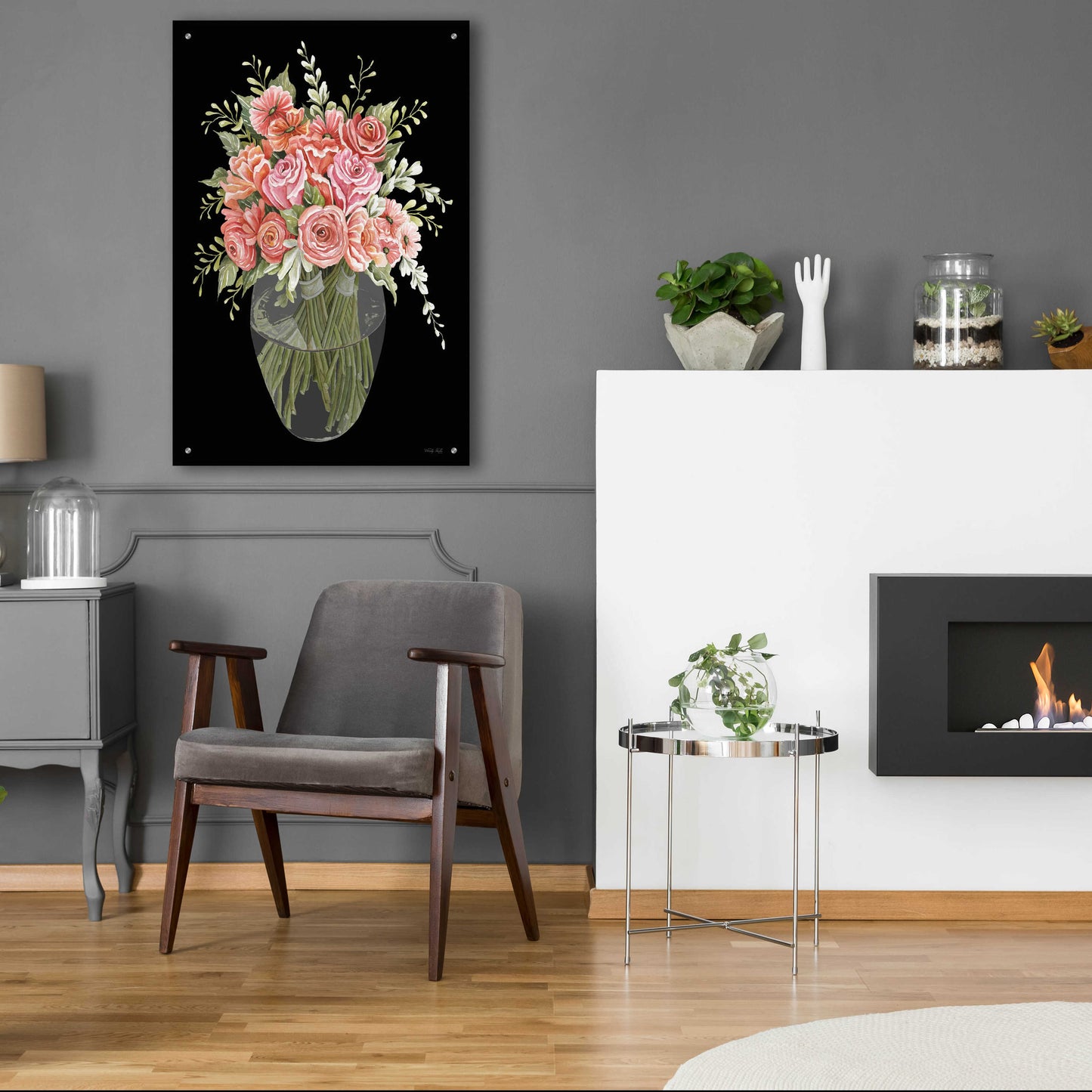 Epic Art 'Flowers For You' by Cindy Jacobs, Acrylic Glass Wall Art,24x36