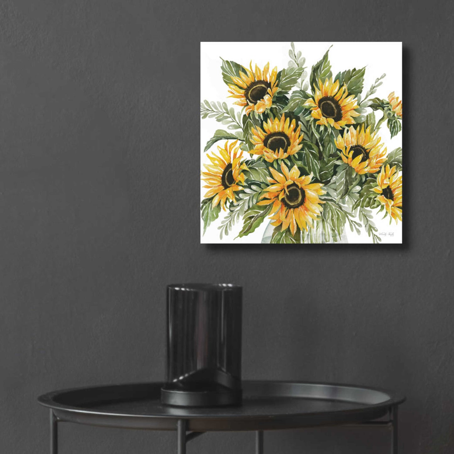 Epic Art 'Sunshine Bouquet' by Cindy Jacobs, Acrylic Glass Wall Art,12x12