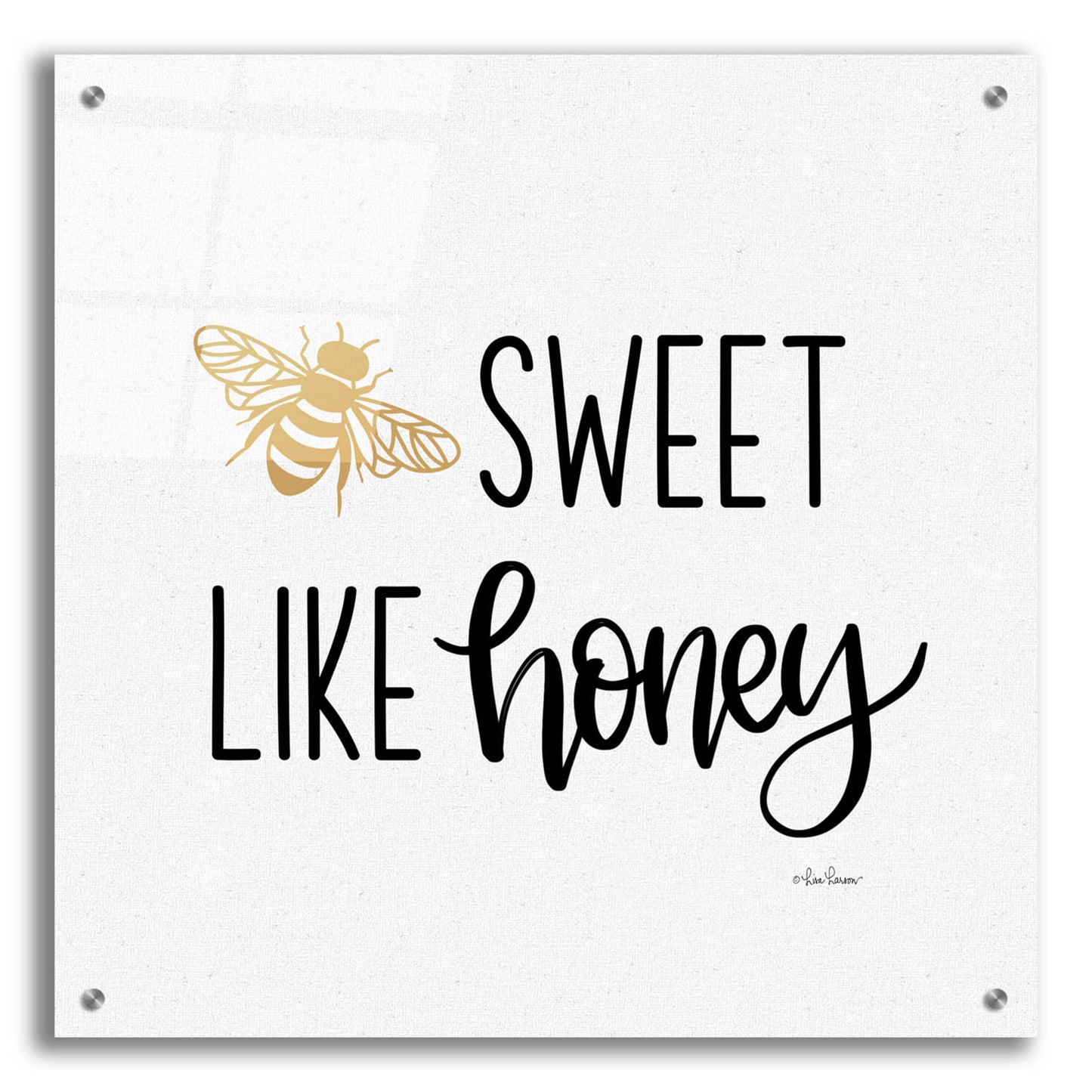 Epic Art 'Sweet Like Honey' by L. Larson, Acrylic Glass Wall Art,24x24