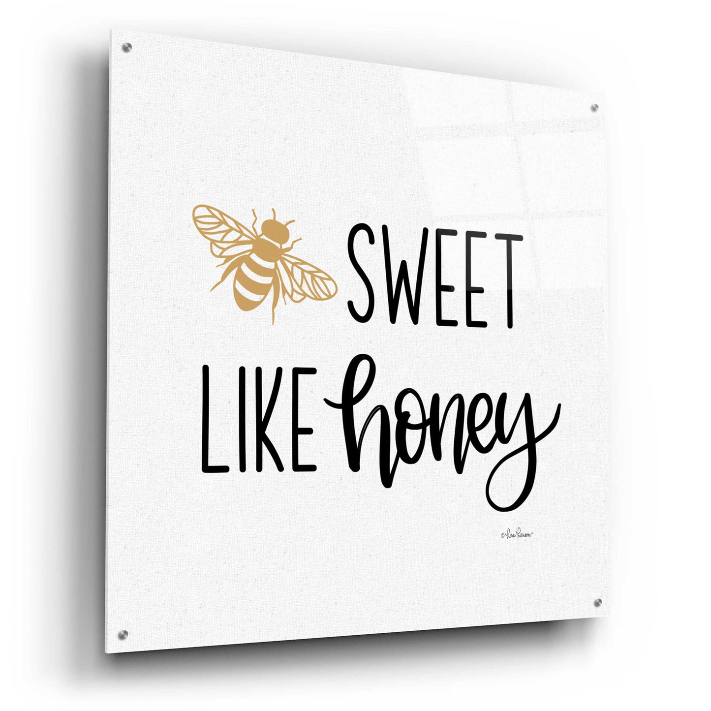 Epic Art 'Sweet Like Honey' by L. Larson, Acrylic Glass Wall Art,36x36