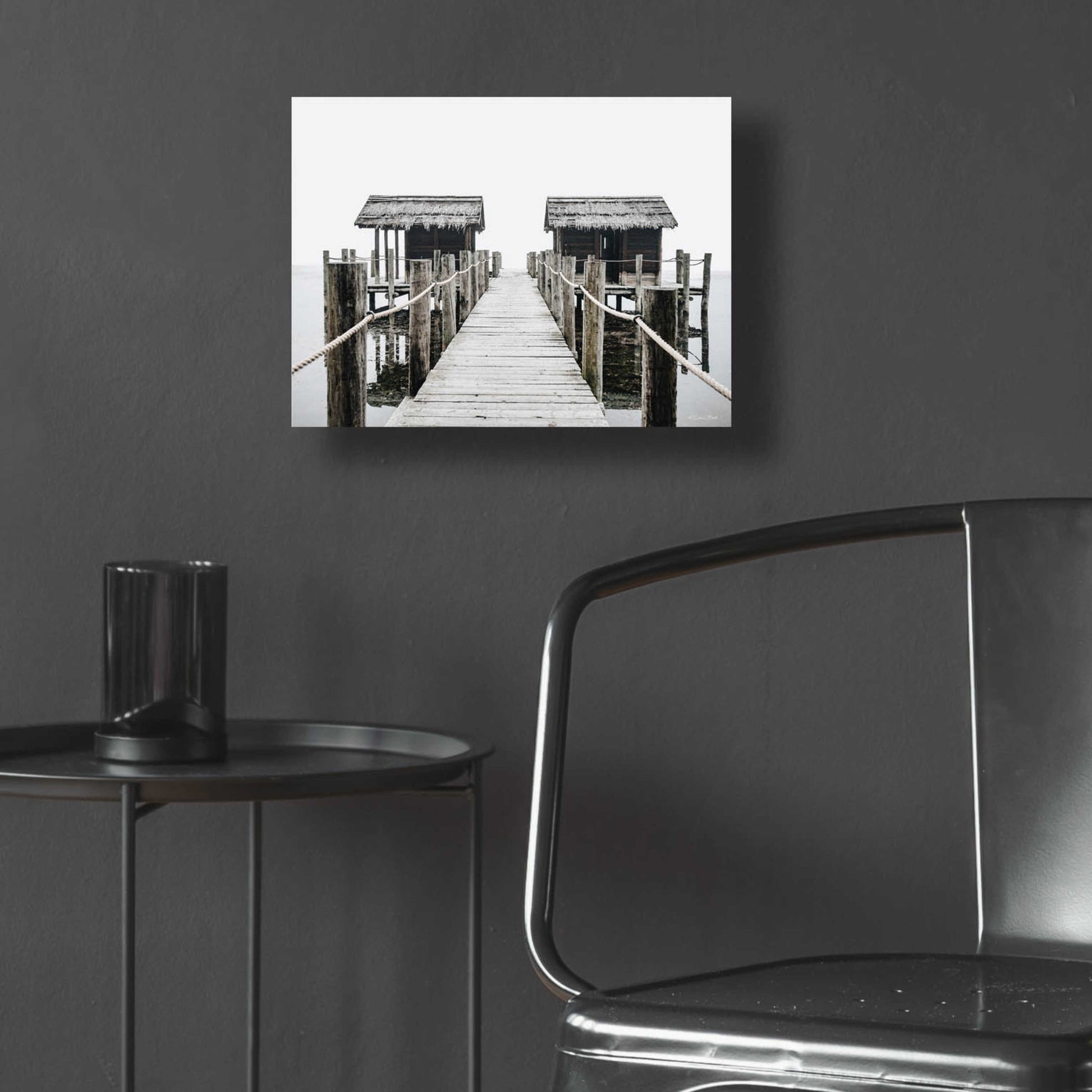 Epic Art 'Ocean Pier' by Susan Ball, Acrylic Glass Wall Art,16x12