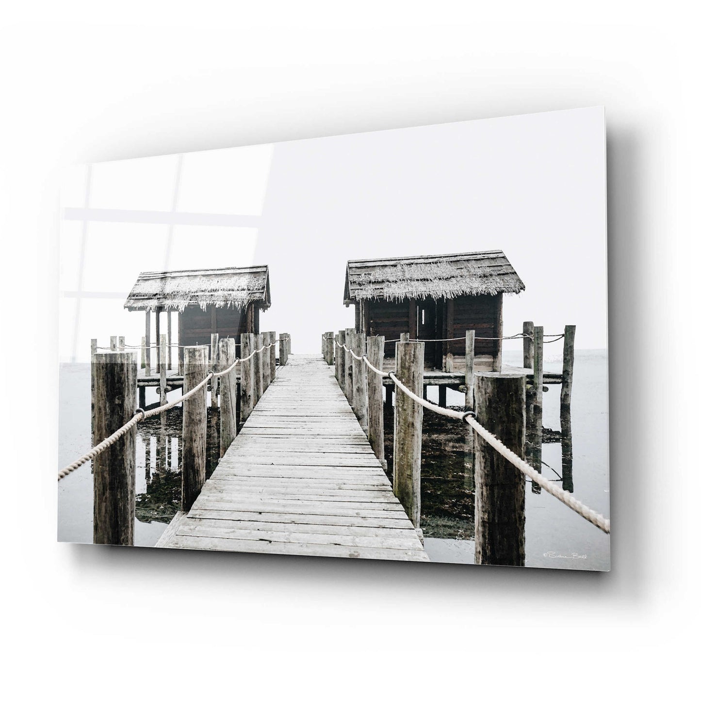 Epic Art 'Ocean Pier' by Susan Ball, Acrylic Glass Wall Art,24x16