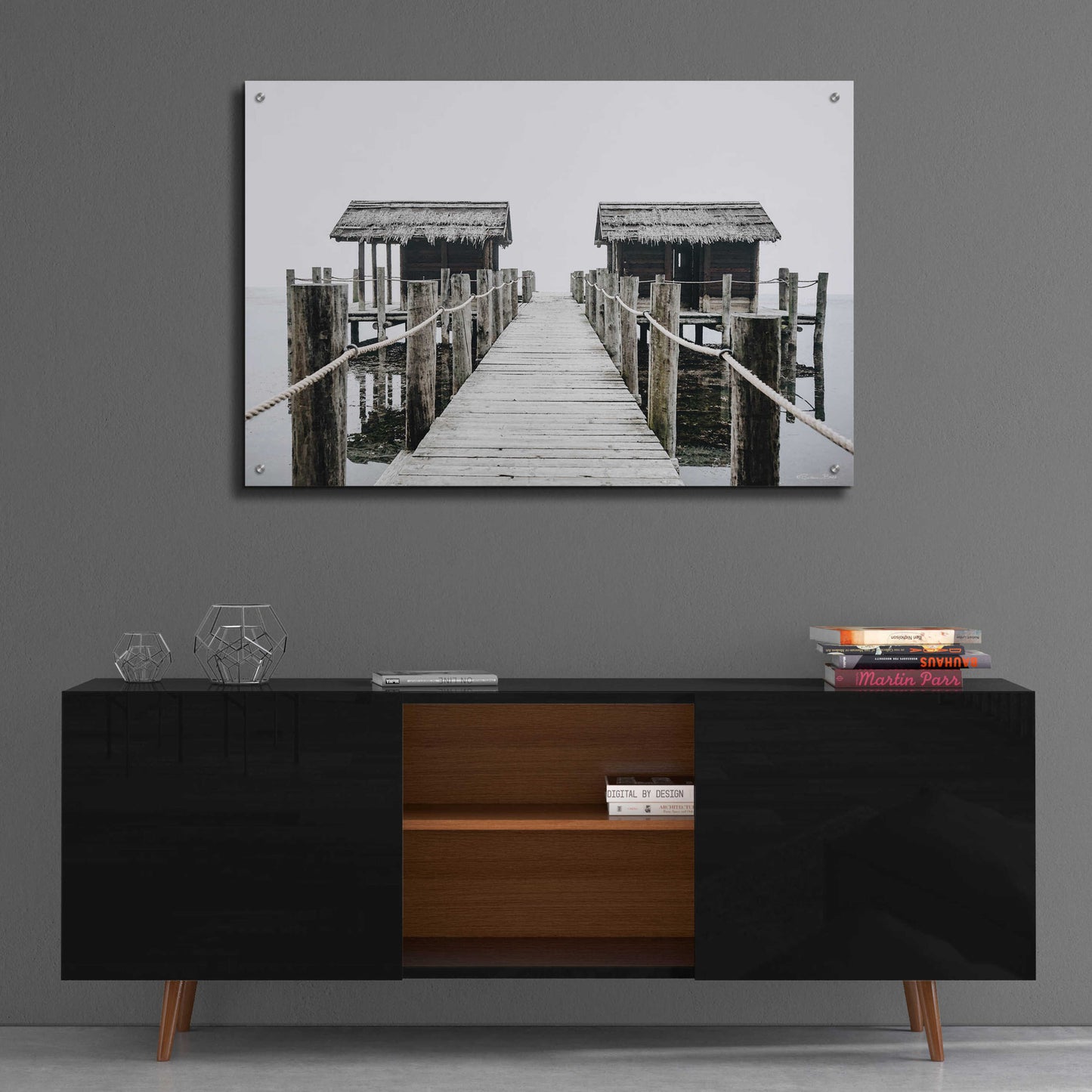 Epic Art 'Ocean Pier' by Susan Ball, Acrylic Glass Wall Art,36x24