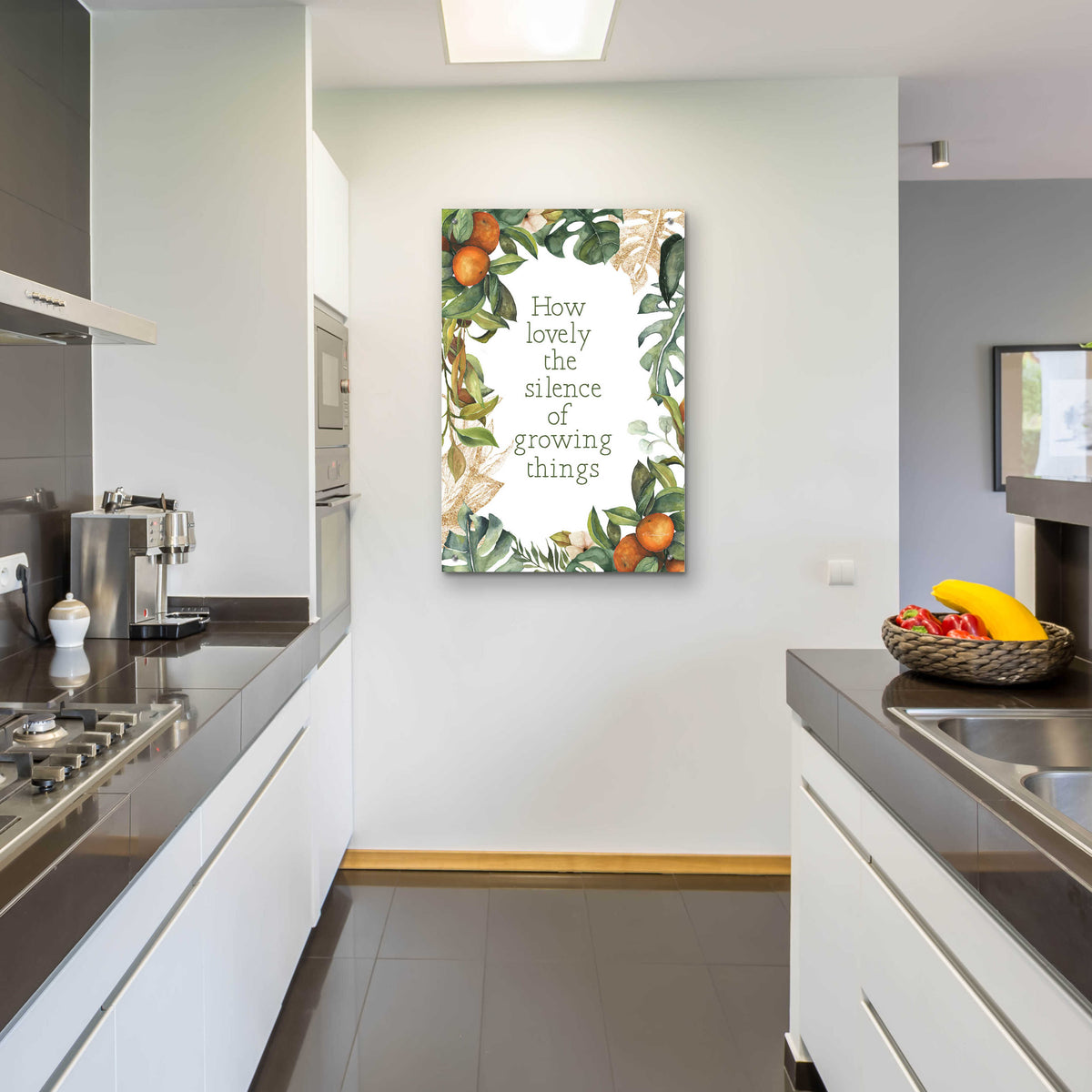 Epic Art 'Silence Of Growing Things' by Susan Ball, Acrylic Glass Wall Art,24x36