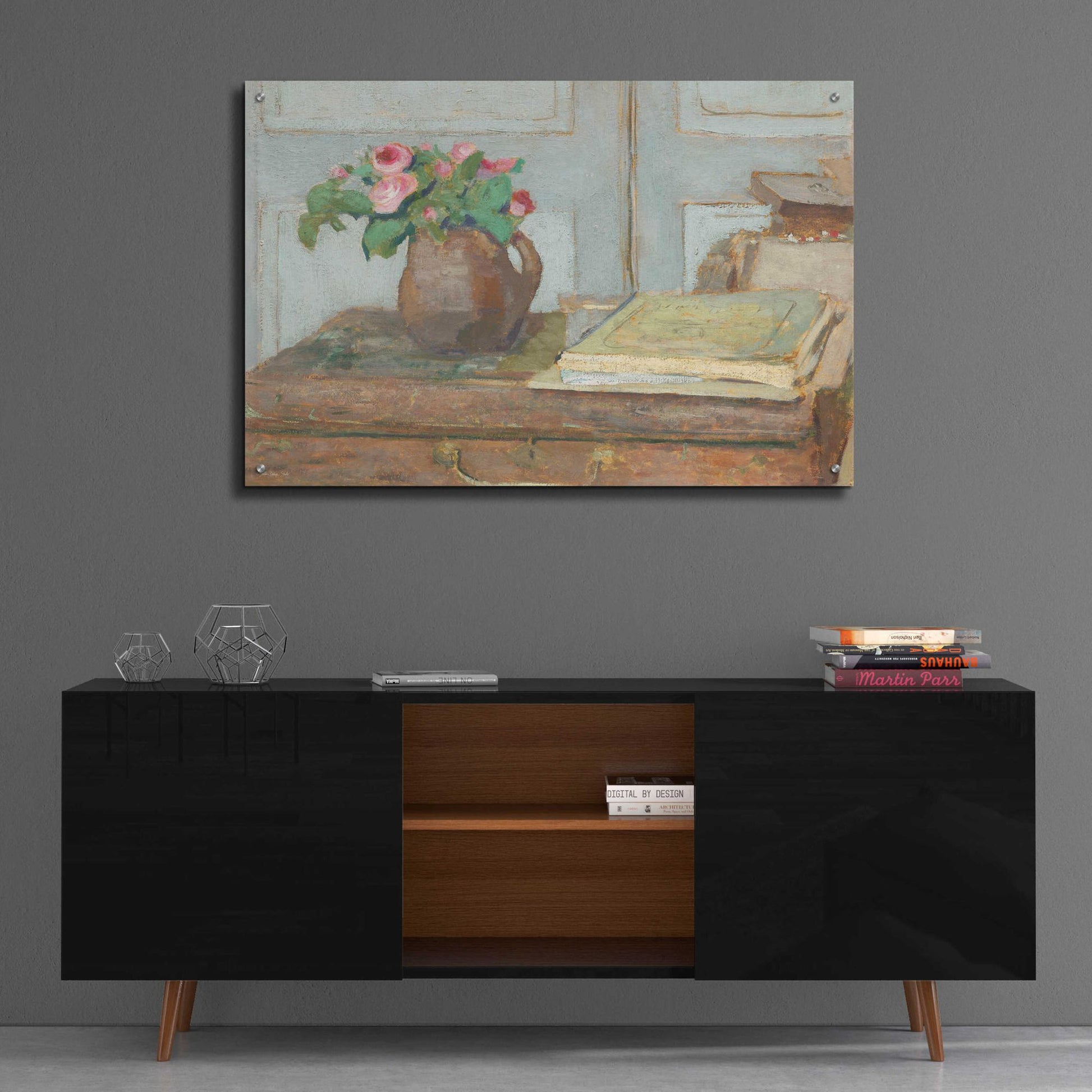 Epic Art 'Artist Pain Box With Flowers' by Stellar Design Studio, Acrylic Glass Wall Art,36x24