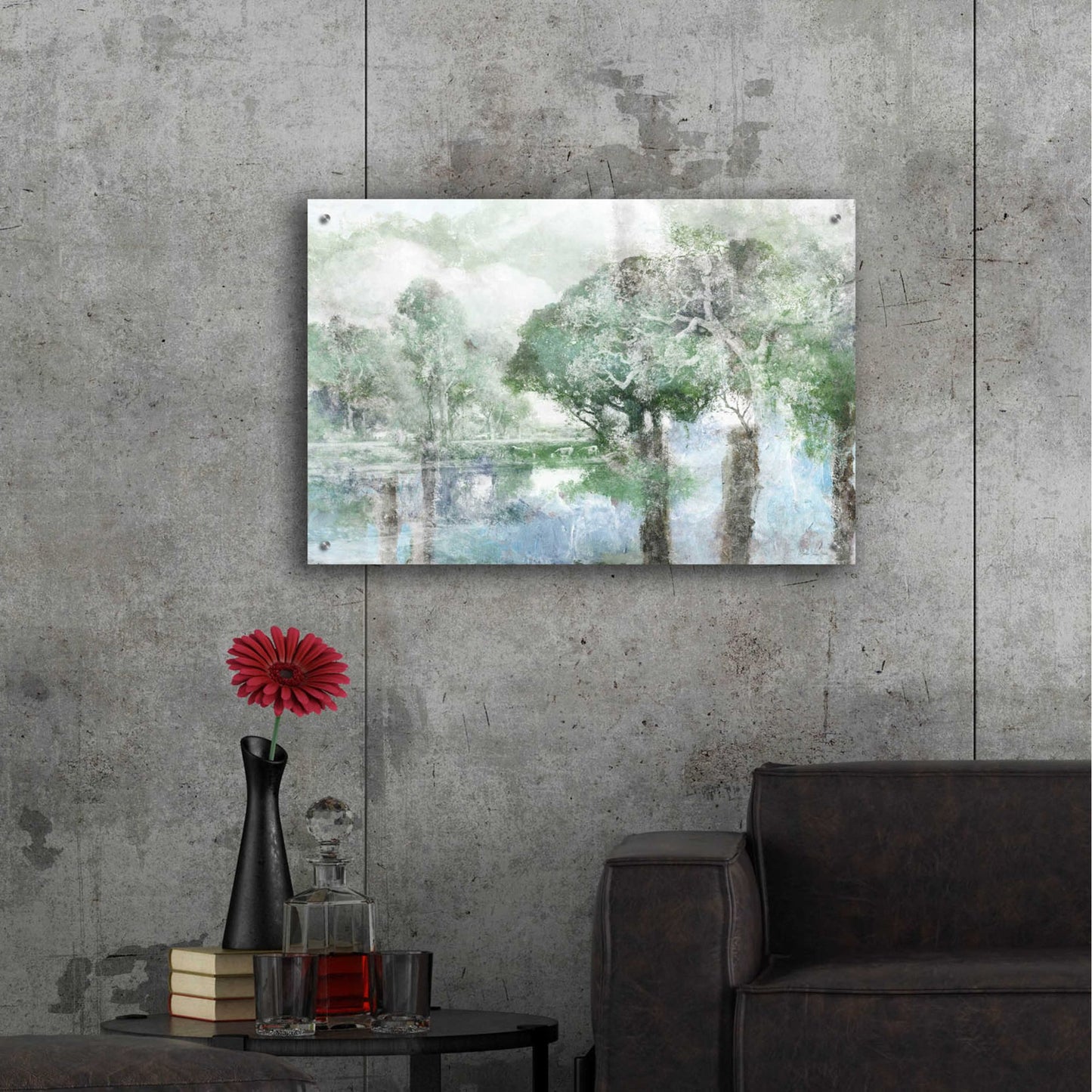 Epic Art 'Behind The Trees 1' by Stellar Design Studio, Acrylic Glass Wall Art,36x24