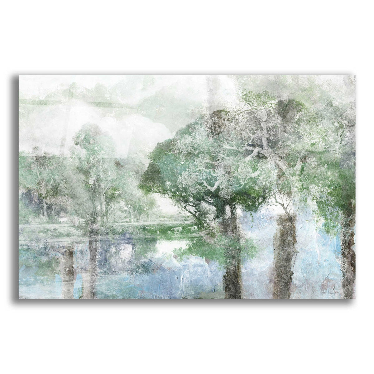 Epic Art 'Behind The Trees 1' by Stellar Design Studio, Acrylic Glass Wall Art