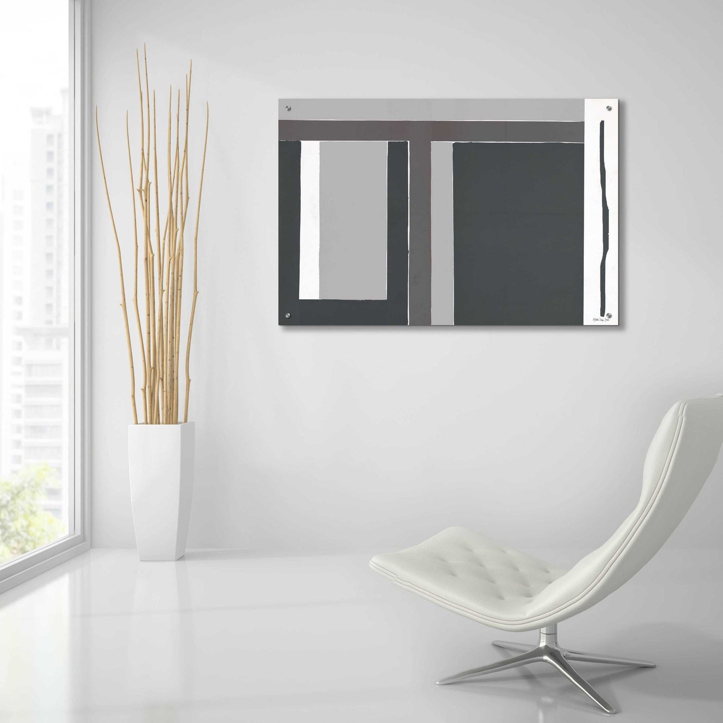 Epic Art 'Blocks II' by Stellar Design Studio, Acrylic Glass Wall Art,36x24