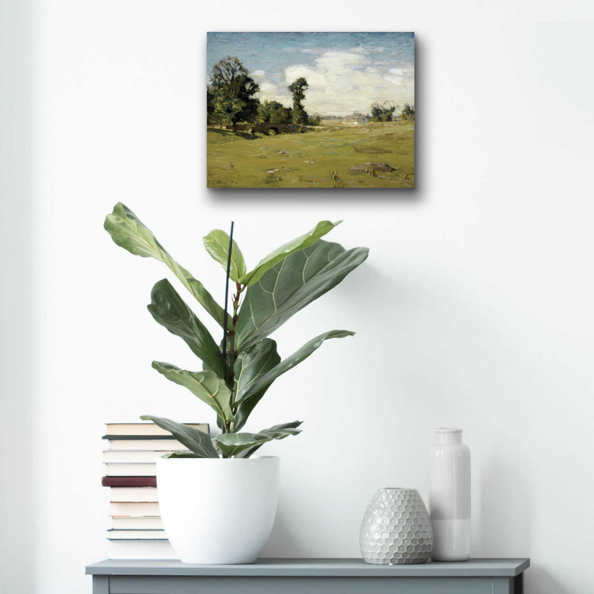 Epic Art 'Country Pasture' by Stellar Design Studio, Acrylic Glass Wall Art,16x12