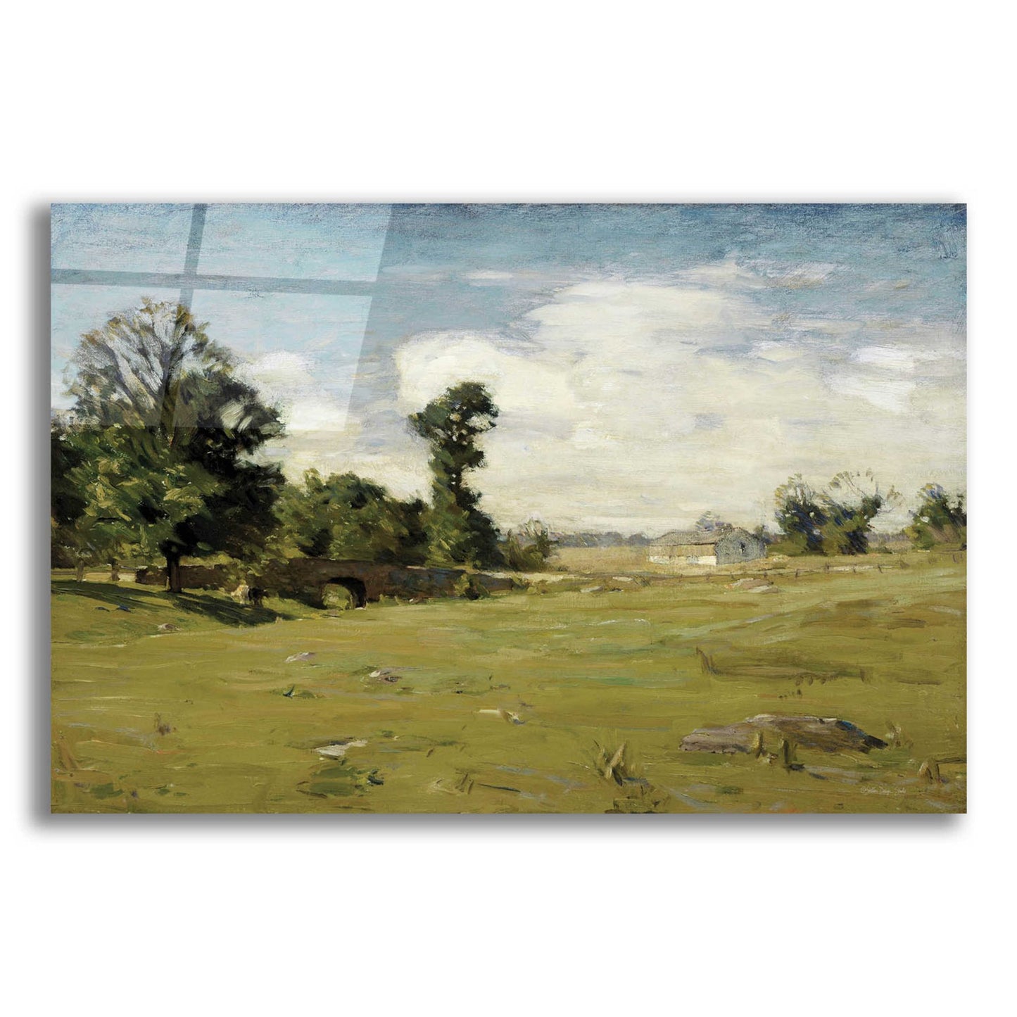 Epic Art 'Country Pasture' by Stellar Design Studio, Acrylic Glass Wall Art,16x12