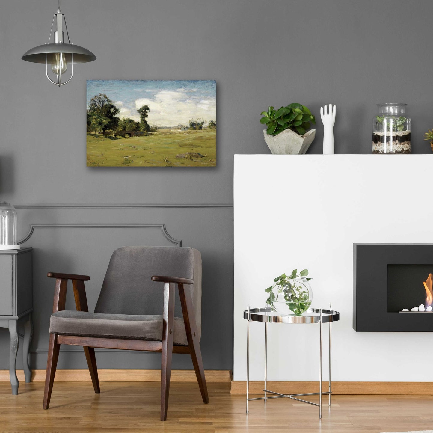 Epic Art 'Country Pasture' by Stellar Design Studio, Acrylic Glass Wall Art,24x16