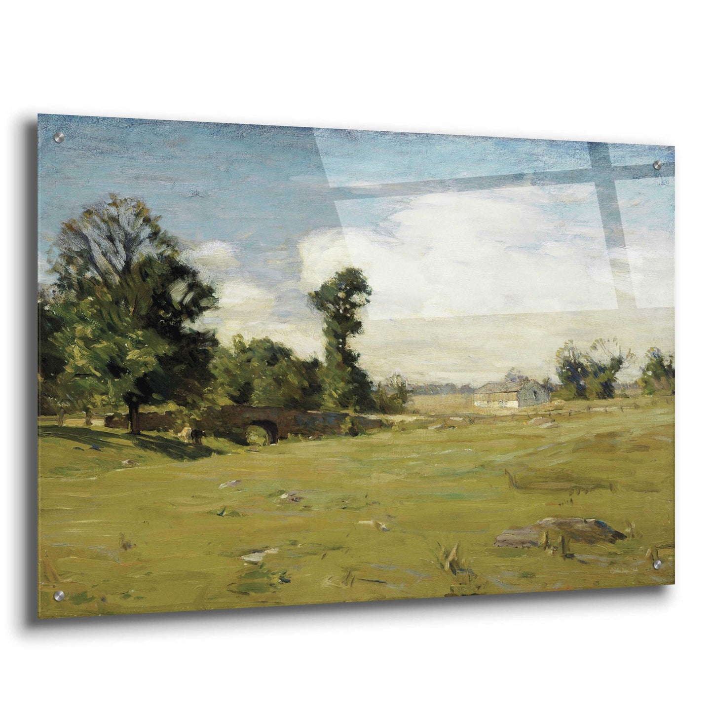 Epic Art 'Country Pasture' by Stellar Design Studio, Acrylic Glass Wall Art,36x24