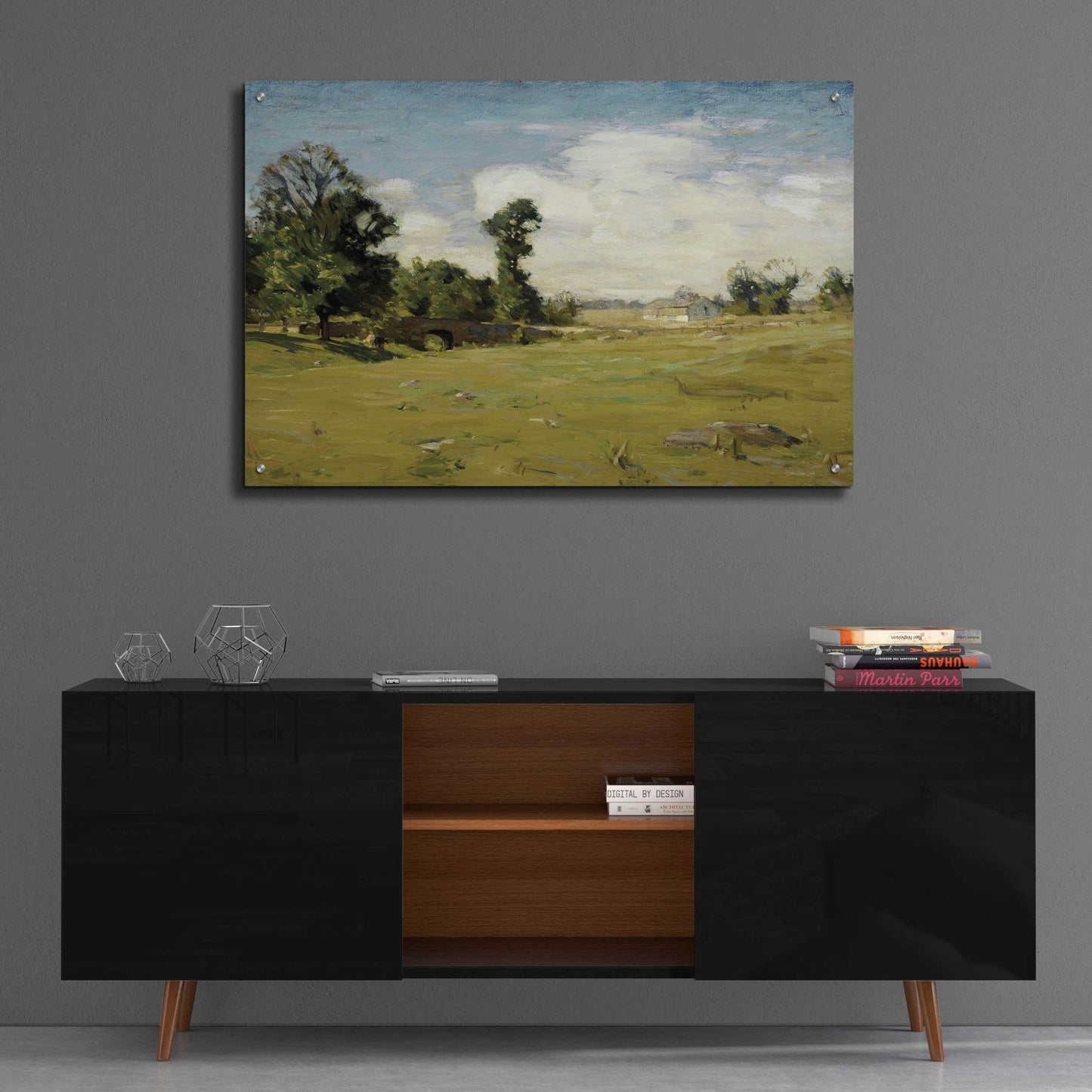 Epic Art 'Country Pasture' by Stellar Design Studio, Acrylic Glass Wall Art,36x24