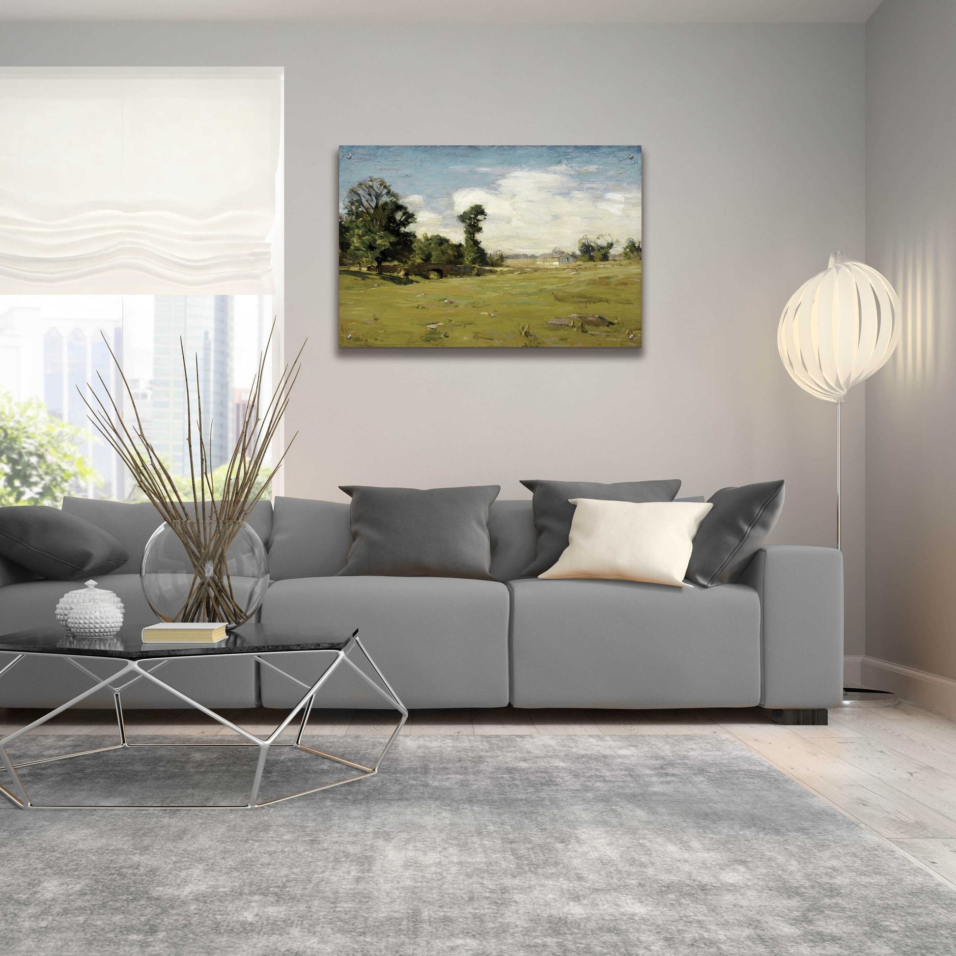 Epic Art 'Country Pasture' by Stellar Design Studio, Acrylic Glass Wall Art,36x24