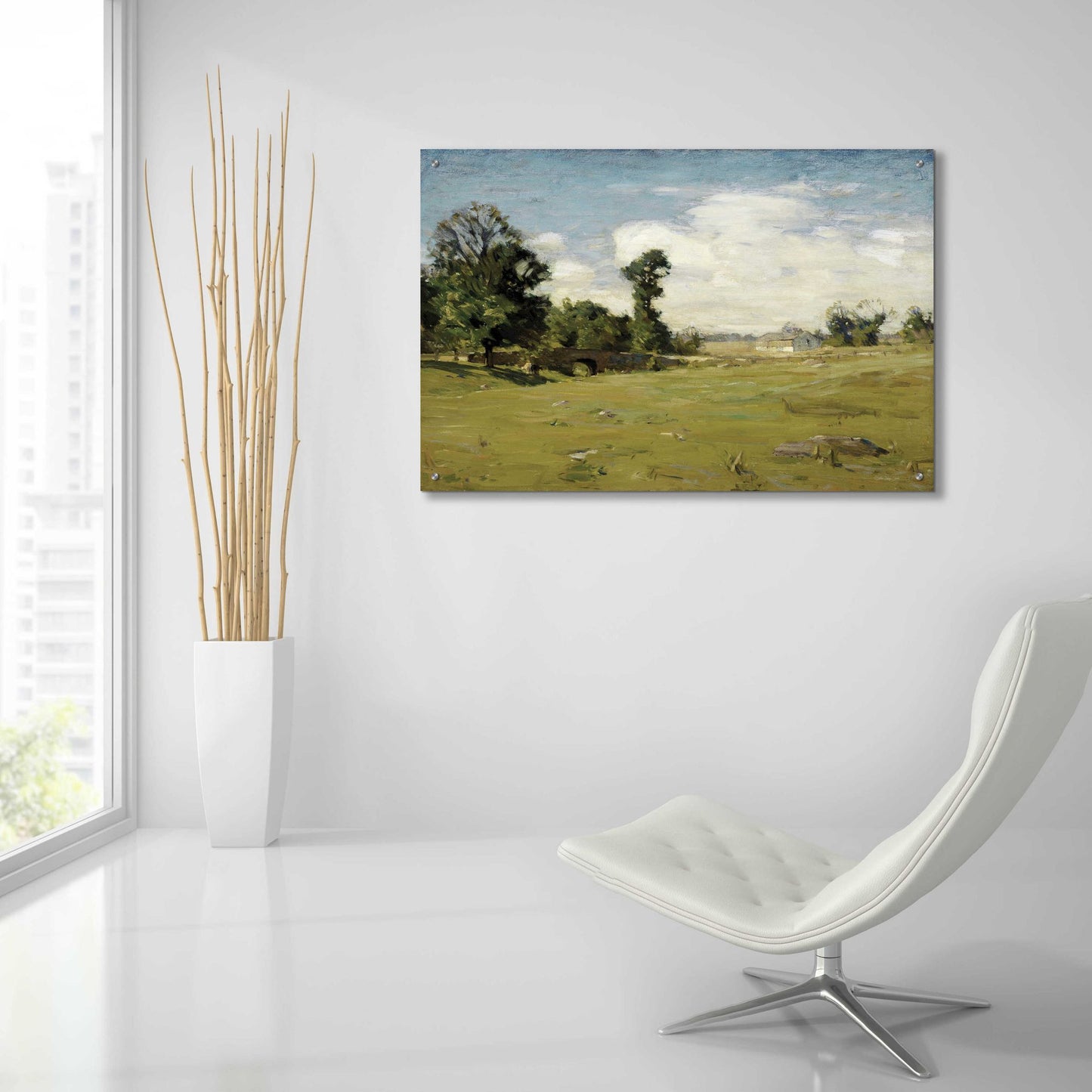 Epic Art 'Country Pasture' by Stellar Design Studio, Acrylic Glass Wall Art,36x24