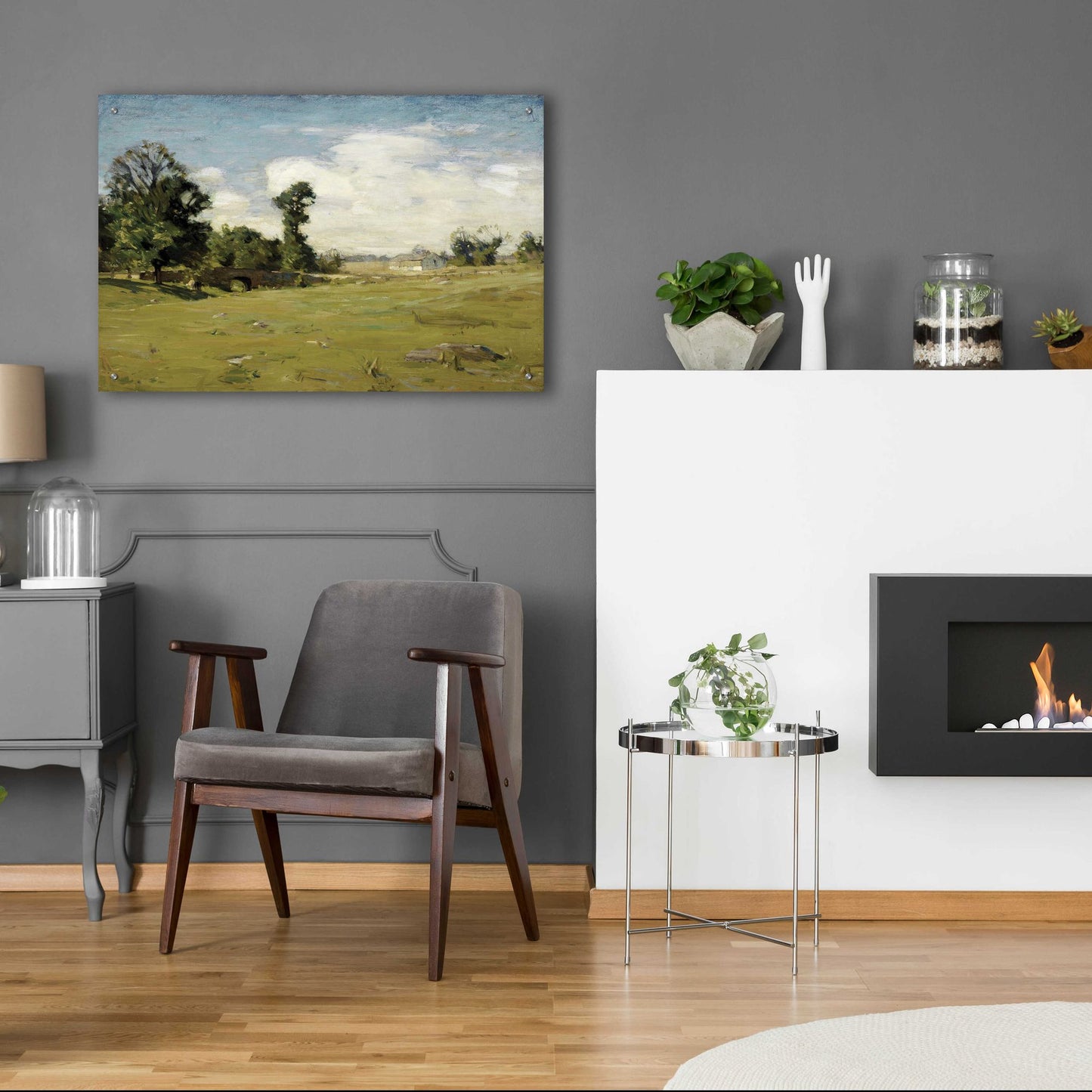 Epic Art 'Country Pasture' by Stellar Design Studio, Acrylic Glass Wall Art,36x24