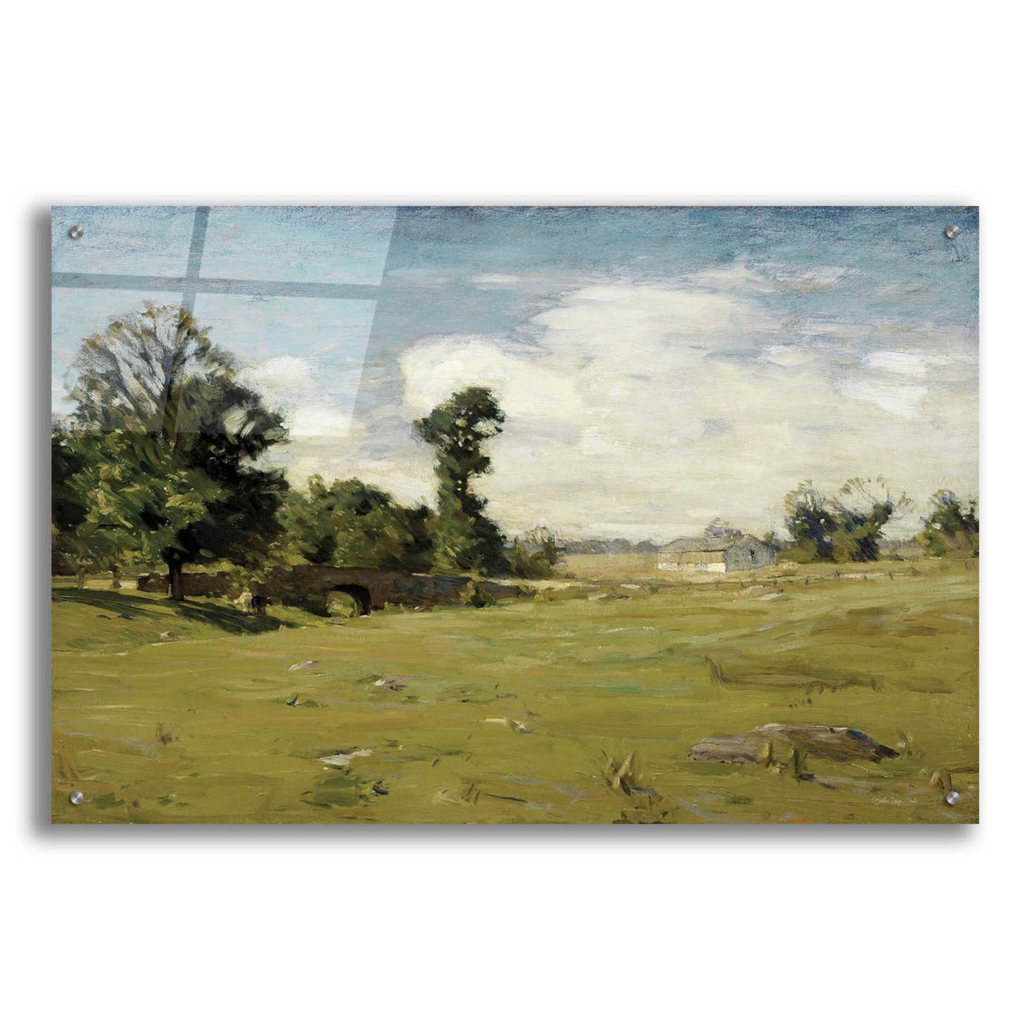 Epic Art 'Country Pasture' by Stellar Design Studio, Acrylic Glass Wall Art,36x24