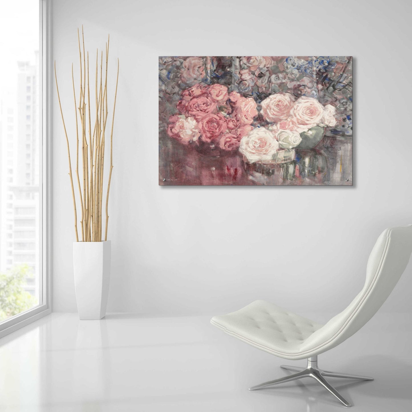 Epic Art 'Fresh Cuttings' by Stellar Design Studio, Acrylic Glass Wall Art,36x24