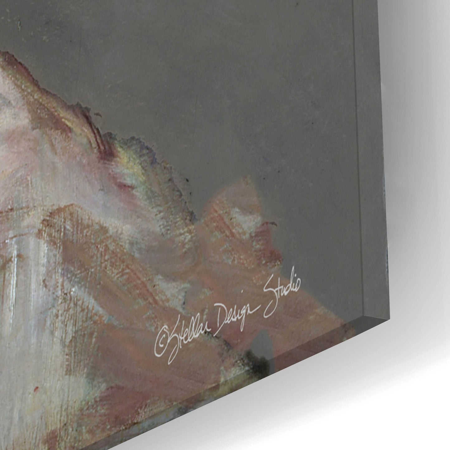 Epic Art 'Lady In Pink' by Stellar Design Studio, Acrylic Glass Wall Art,16x24